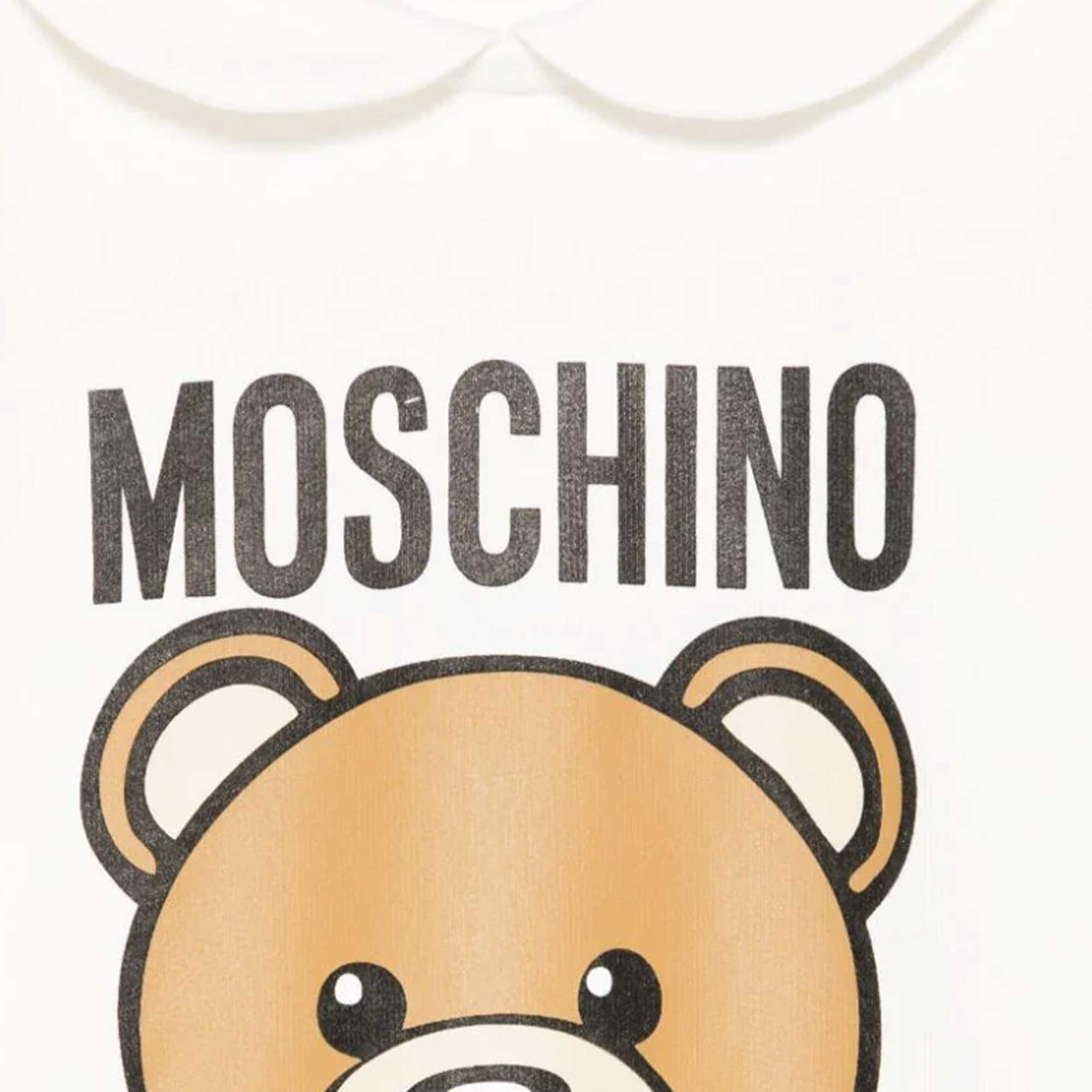 Tutina Latte Unisex Firmata MOSCHINO - annameglio.com abbigliamento moda