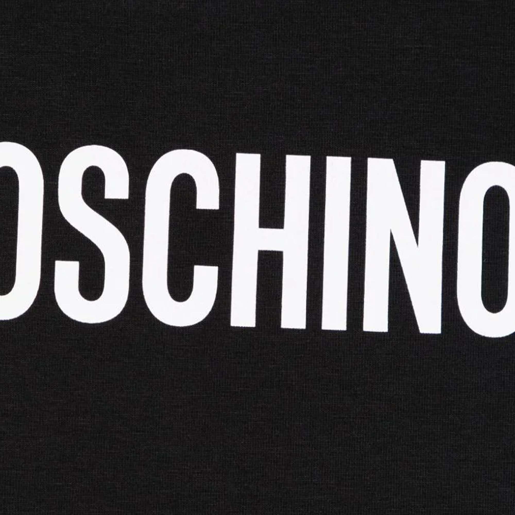 T-shirt Nera Firmata MOSCHINO - annameglio.com abbigliamento moda