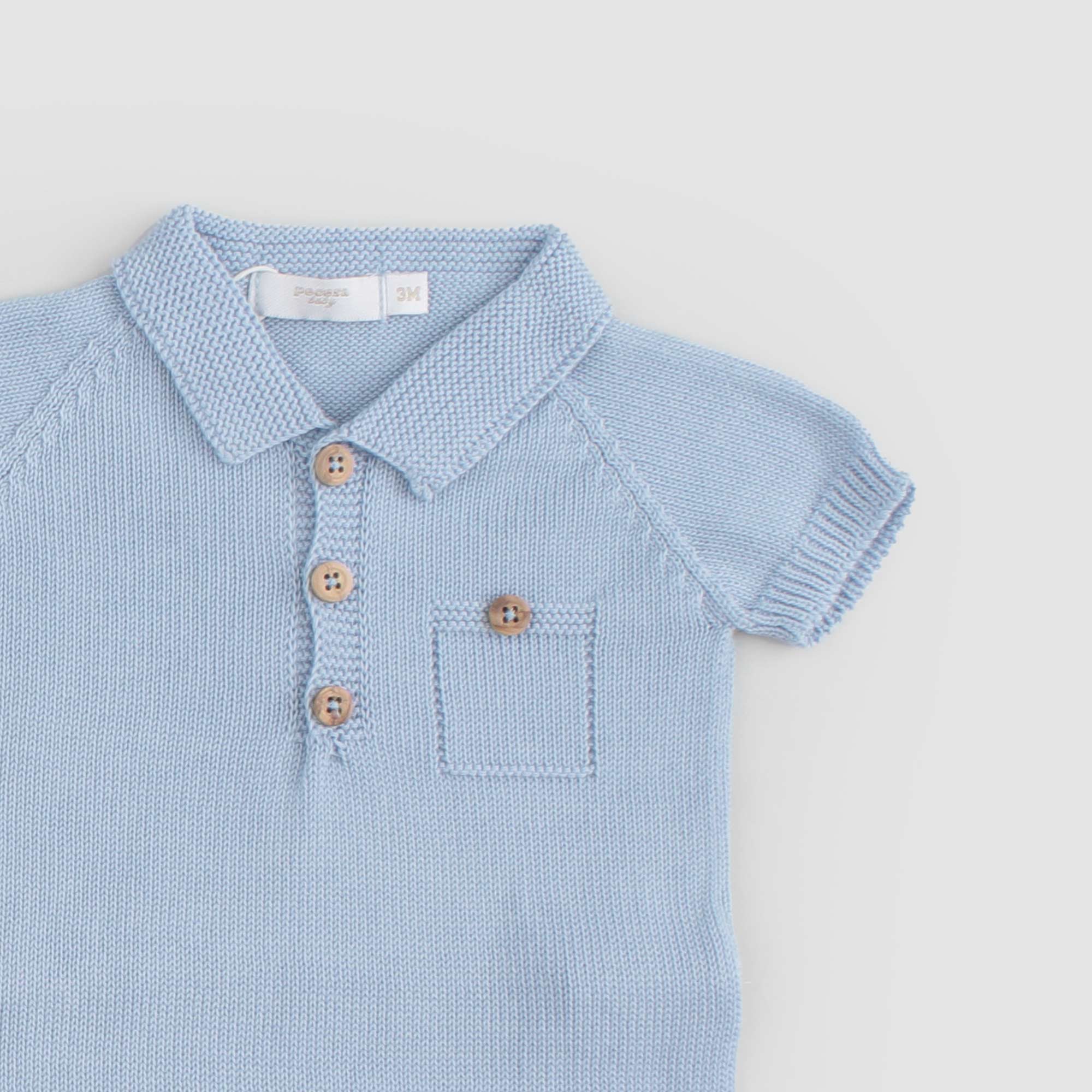 Pagliaccetto Azzurro Firmato PECESA - annameglio.com abbigliamento moda