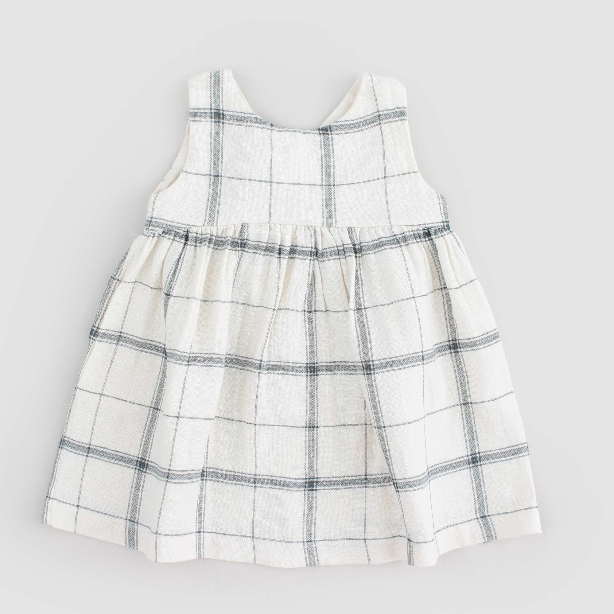 Abito panna con motivo check - annameglio.com abbigliamento moda