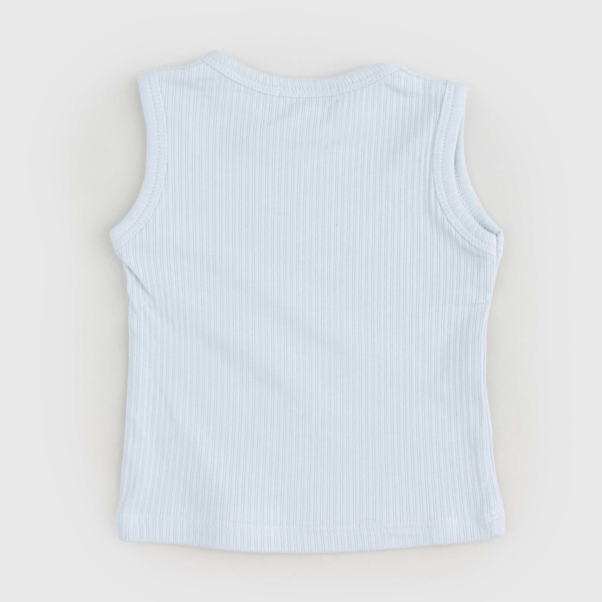 Baby canotta in cotone celeste - annameglio.com abbigliamento moda