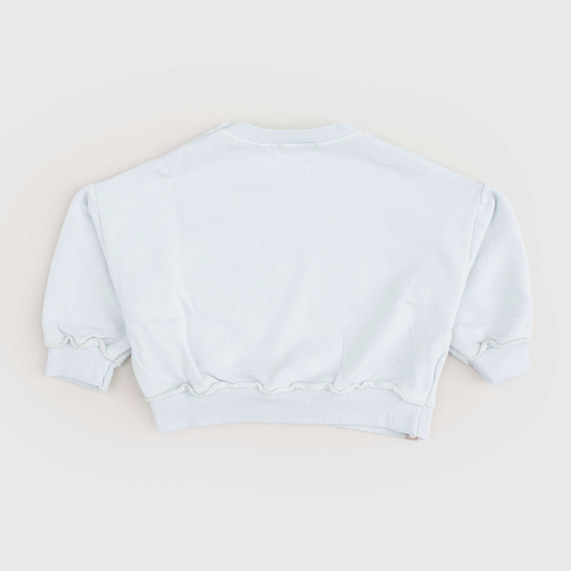 Felpa Celeste Firmata ONE MORE IN THE FAMILY - annameglio.com abbigliamento moda