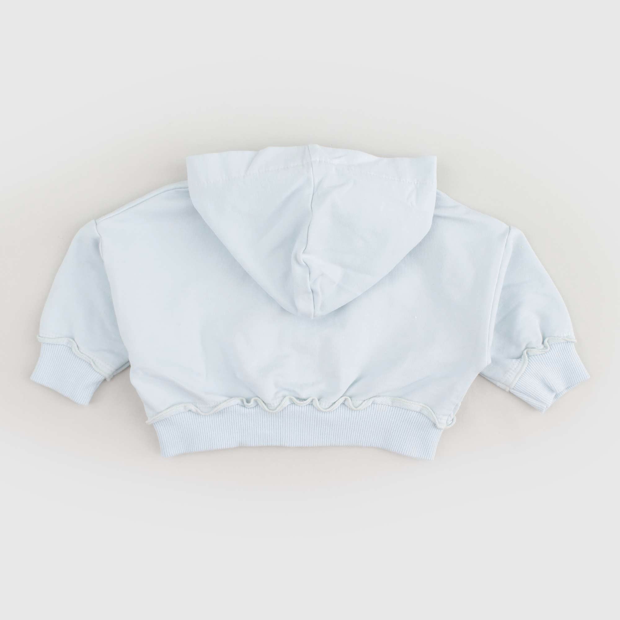 Felpa con cappuccio celeste - annameglio.com abbigliamento moda