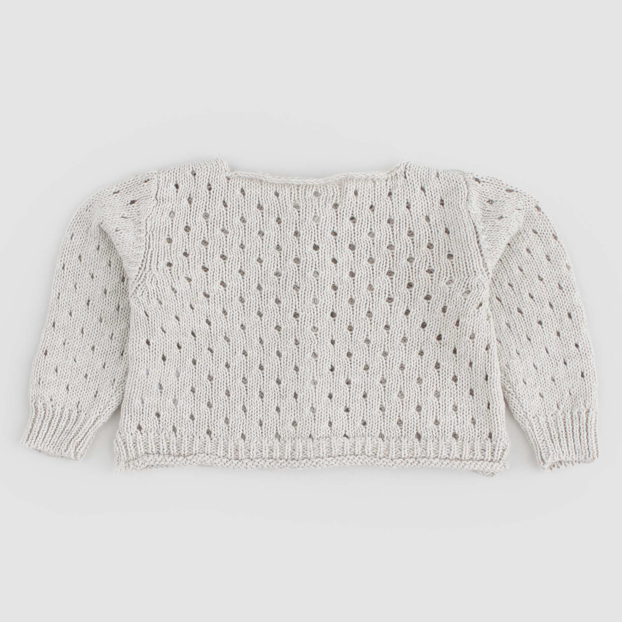 Baby cardigan beige lavorazione a maglia - annameglio.com abbigliamento moda