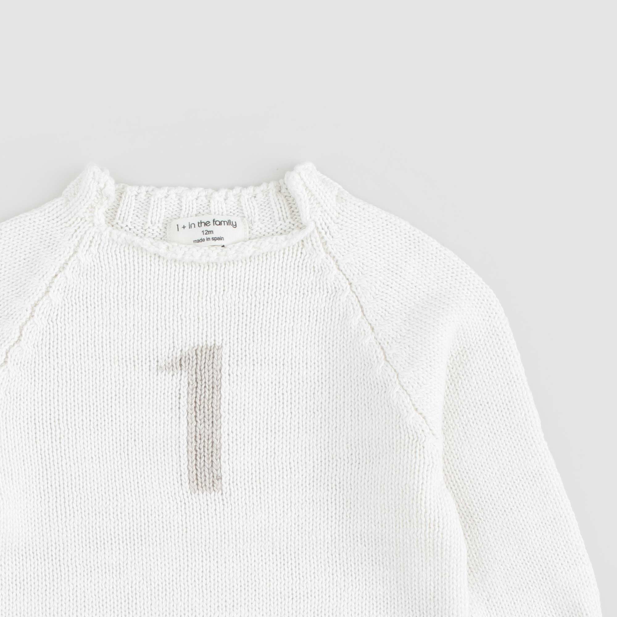 Maglione cotone e lino dettagli a coste - annameglio.com abbigliamento moda