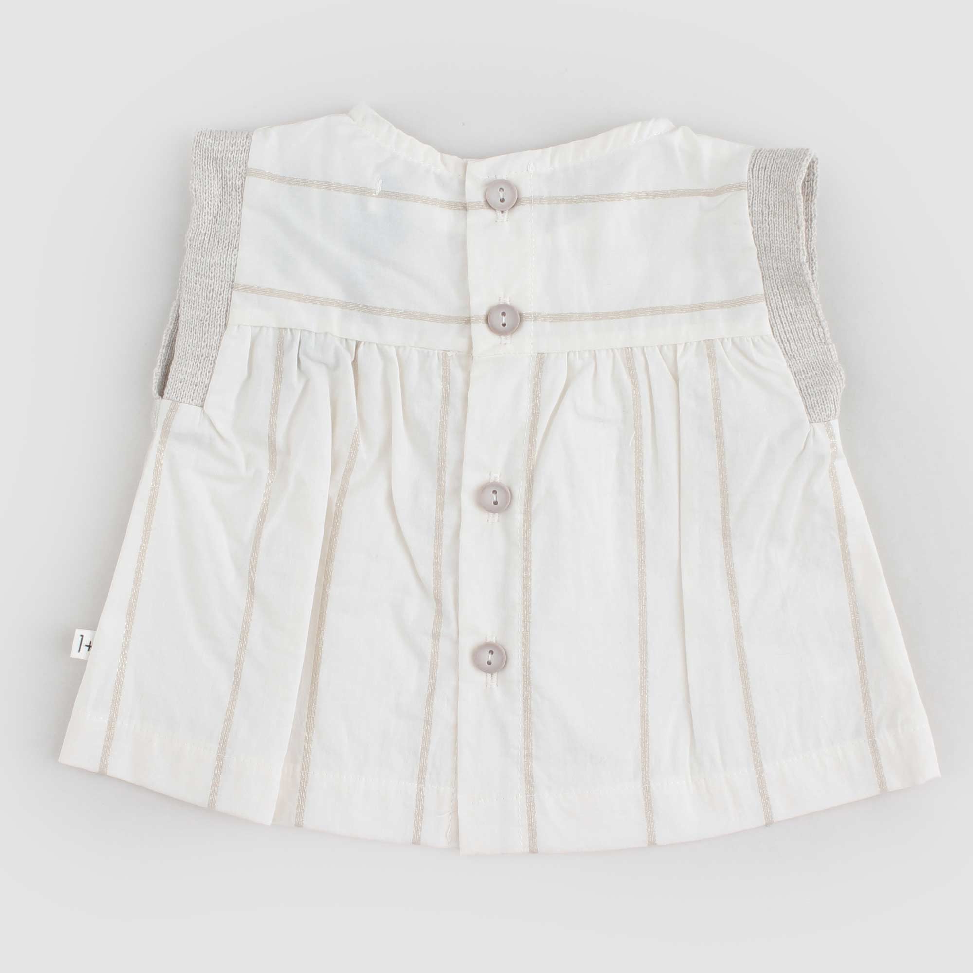 Smanicata bianca righe lurex - annameglio.com abbigliamento moda