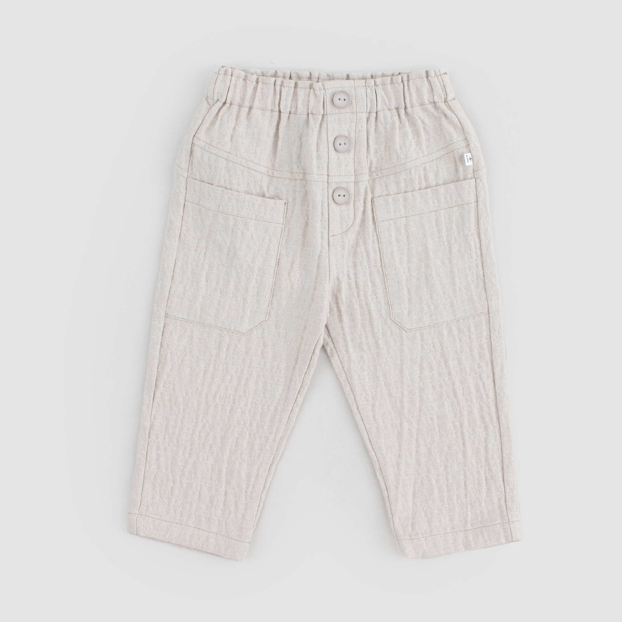 Pantalone beige over con tasche - annameglio.com abbigliamento moda