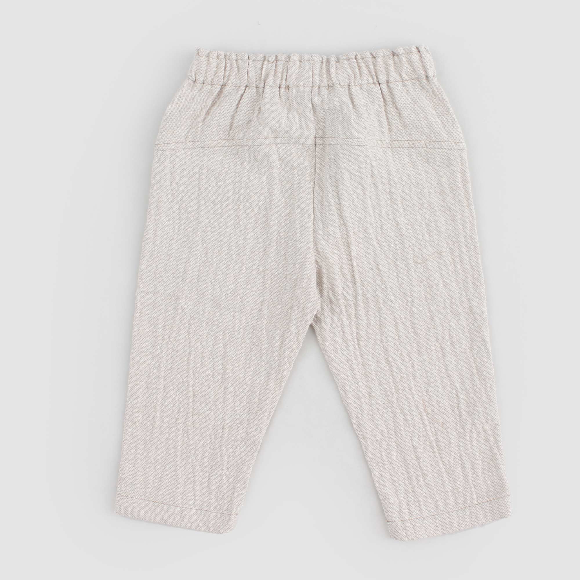 Pantalone beige over con tasche - annameglio.com abbigliamento moda