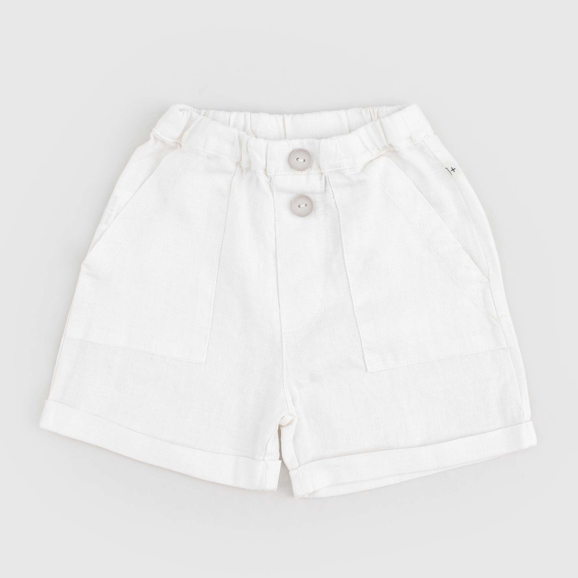 Bermuda puro lino bianco con tasche - annameglio.com abbigliamento moda