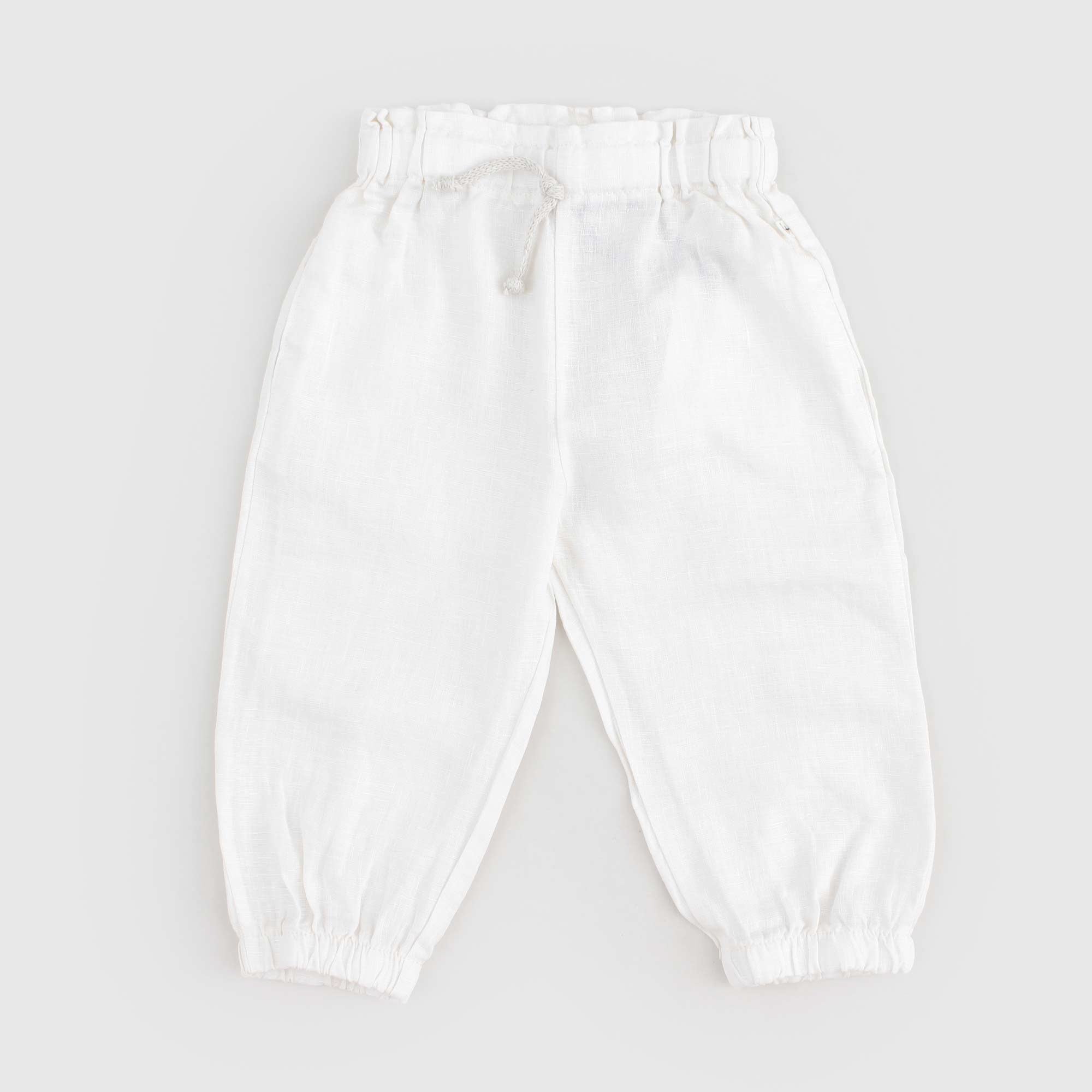 Pantalone in Lino Firmato ONE MORE IN THE FAMILY - annameglio.com abbigliamento moda