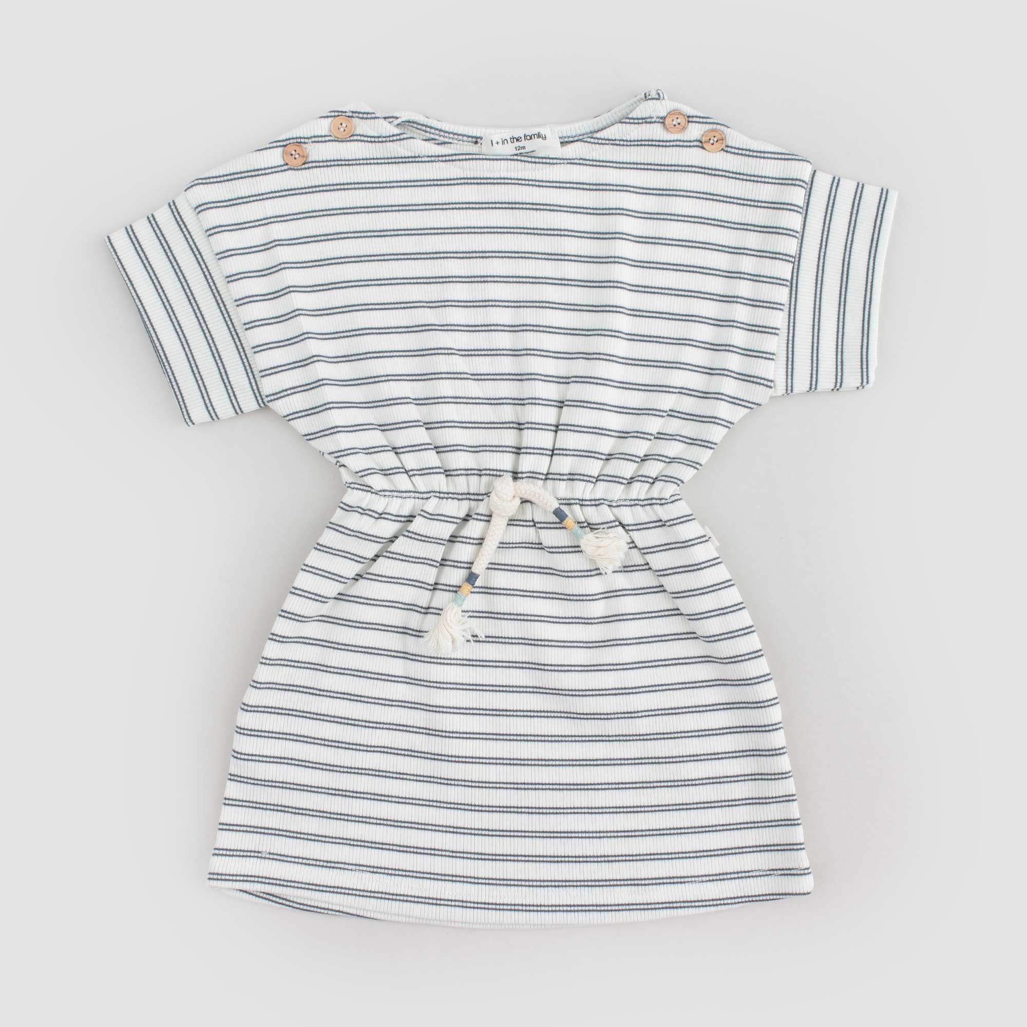 Abito navy vintage a righe latte e blu - annameglio.com abbigliamento moda