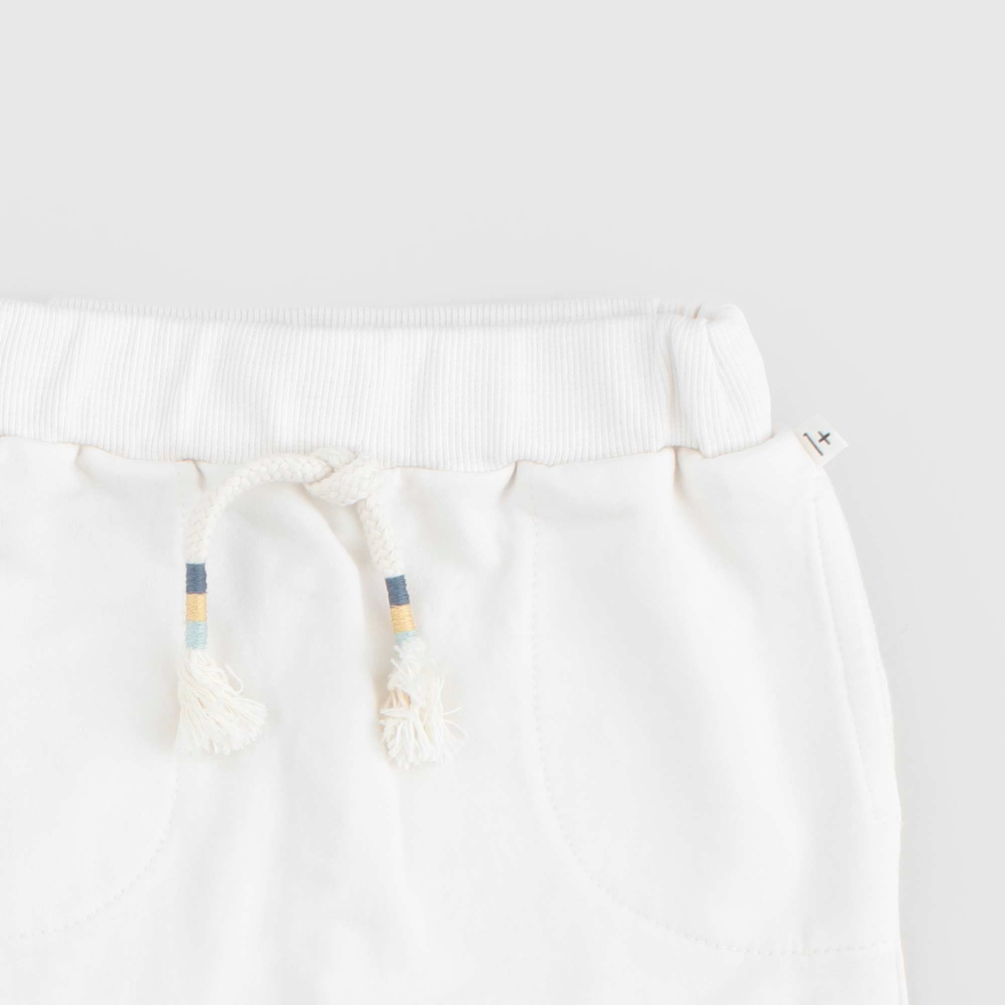 Pantalone cotone jogging bianco latte - annameglio.com abbigliamento moda