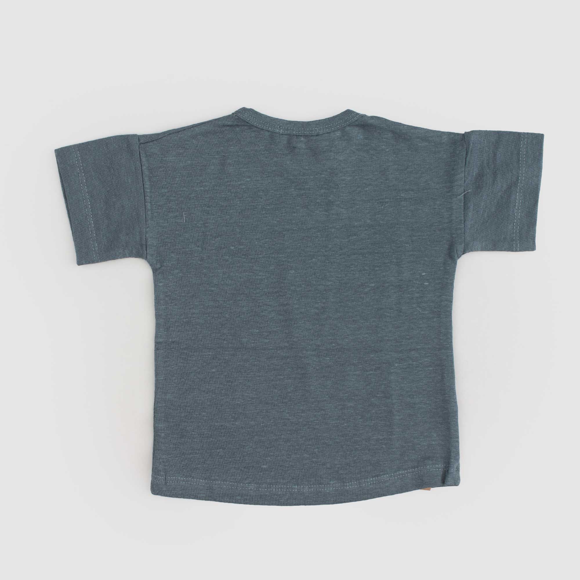 T-shirt Petrolio Firmata ONE MORE IN THE FAMILY - annameglio.com abbigliamento moda