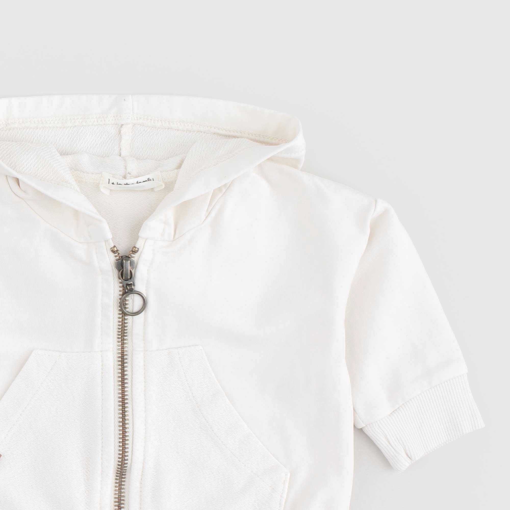 Felpa Latte Firmata ONE MORE IN THE FAMILY - annameglio.com abbigliamento moda