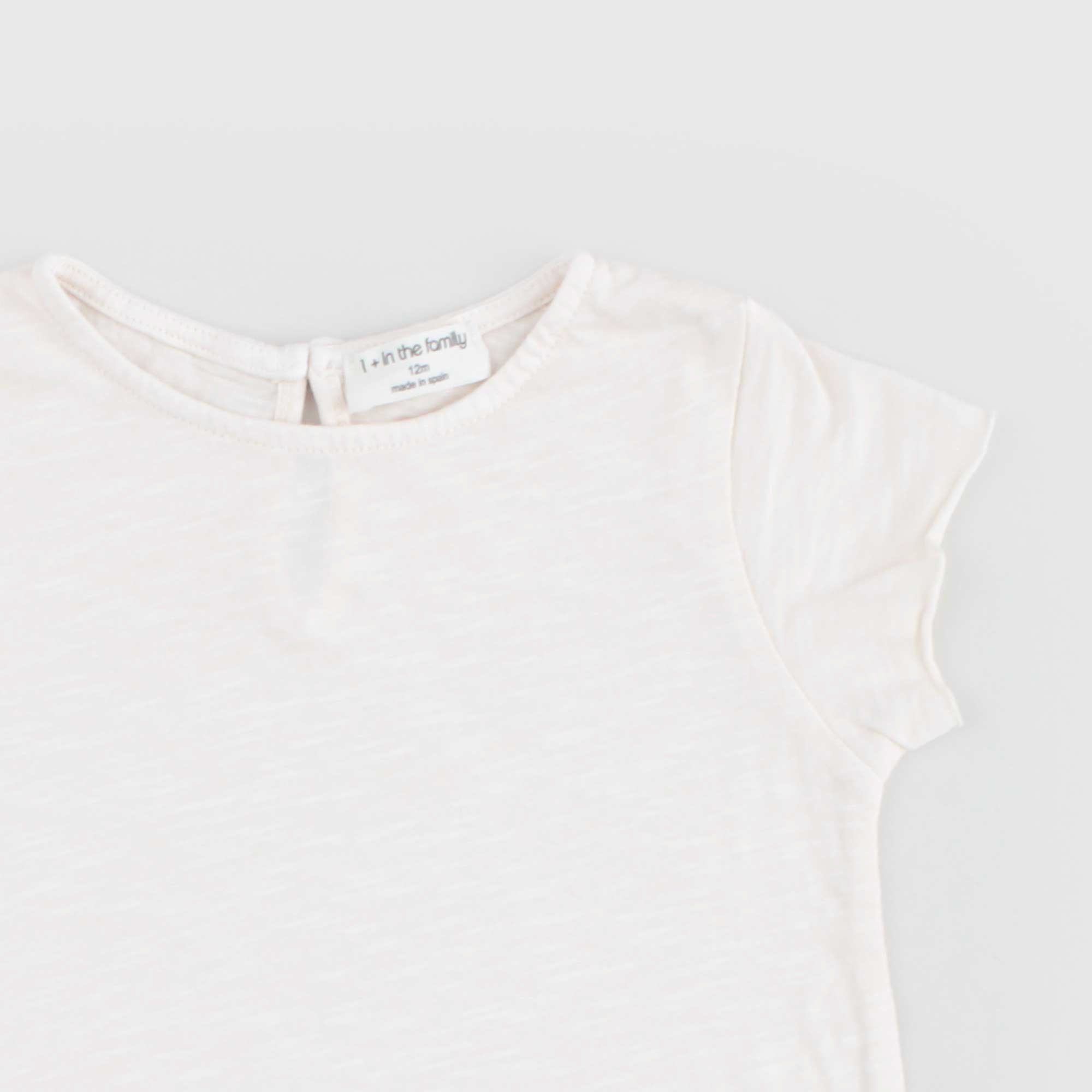 T-shirt Rosa Cipria Firmata ONE MORE IN THE FAMILY - annameglio.com abbigliamento moda