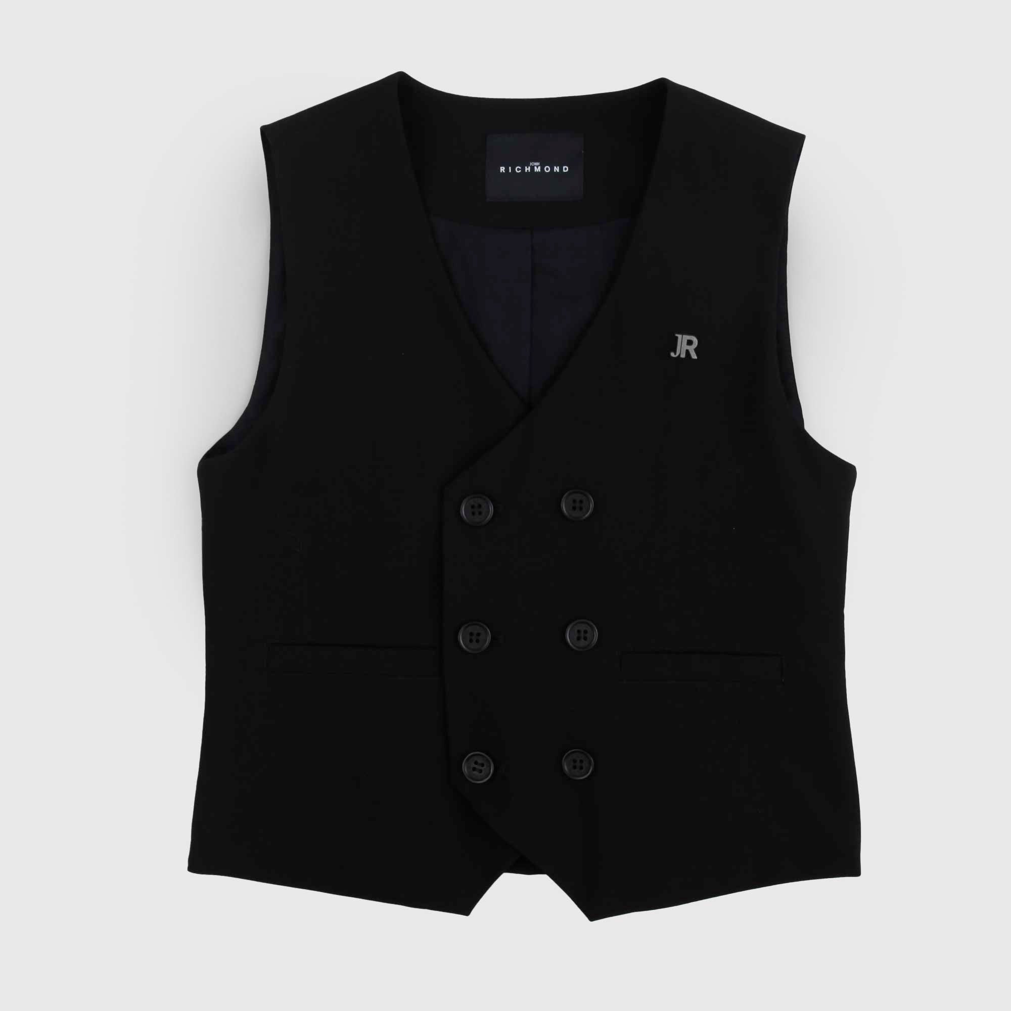 Gilet Nero Firmato JOHN RICHMOND - annameglio.com abbigliamento moda