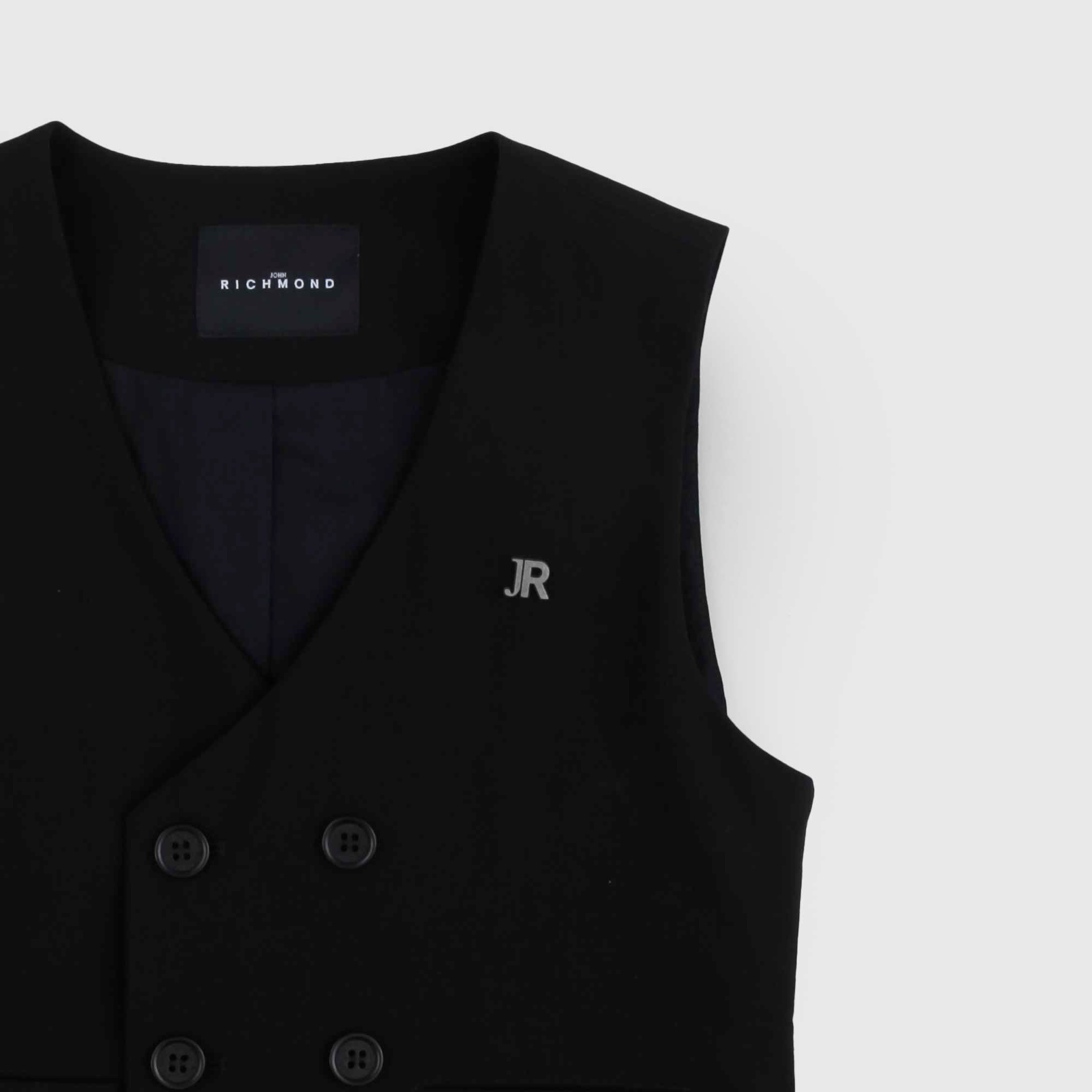 Gilet Nero Firmato JOHN RICHMOND - annameglio.com abbigliamento moda