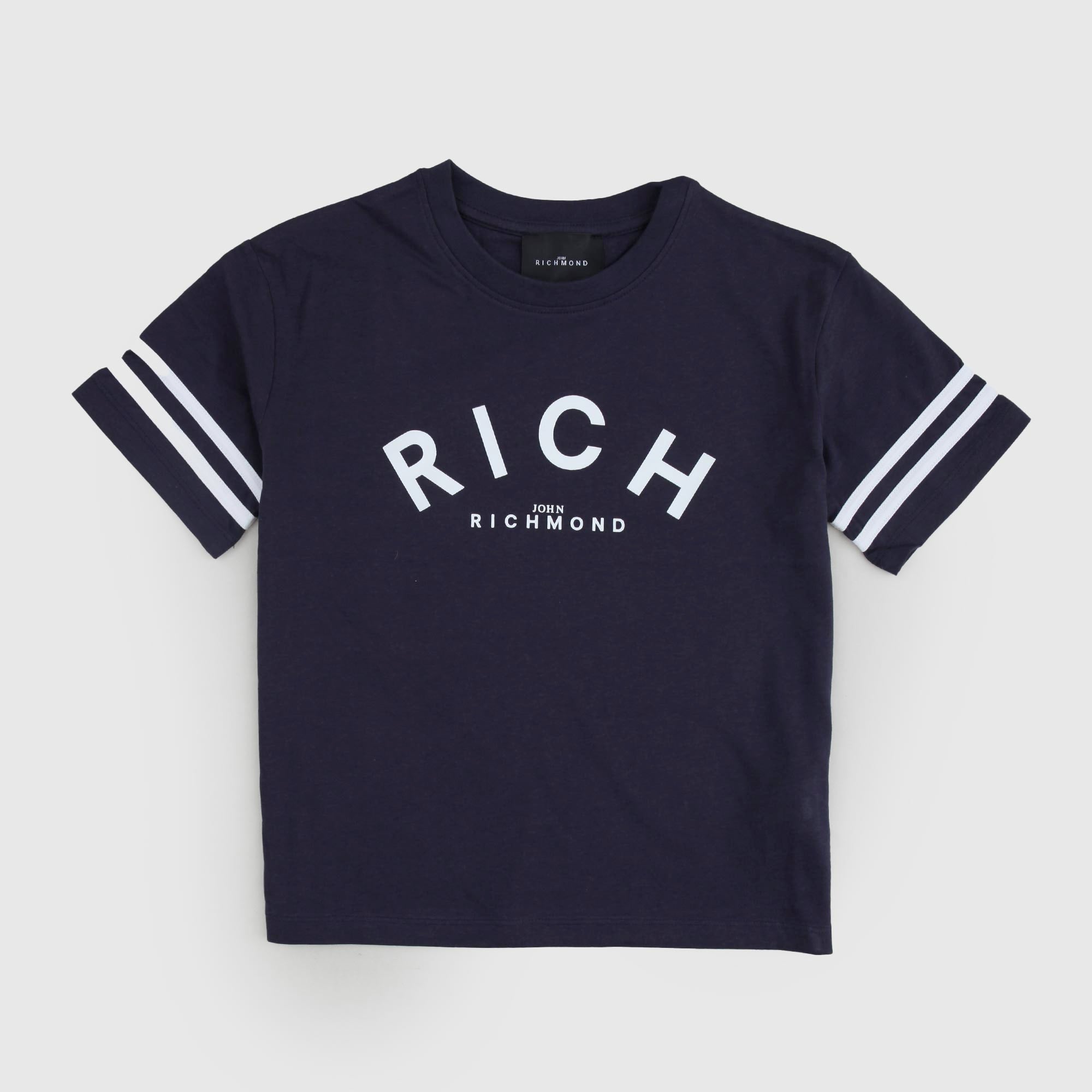 T-shirt Con Righe Firmata JOHN RICHMOND - annameglio.com abbigliamento moda