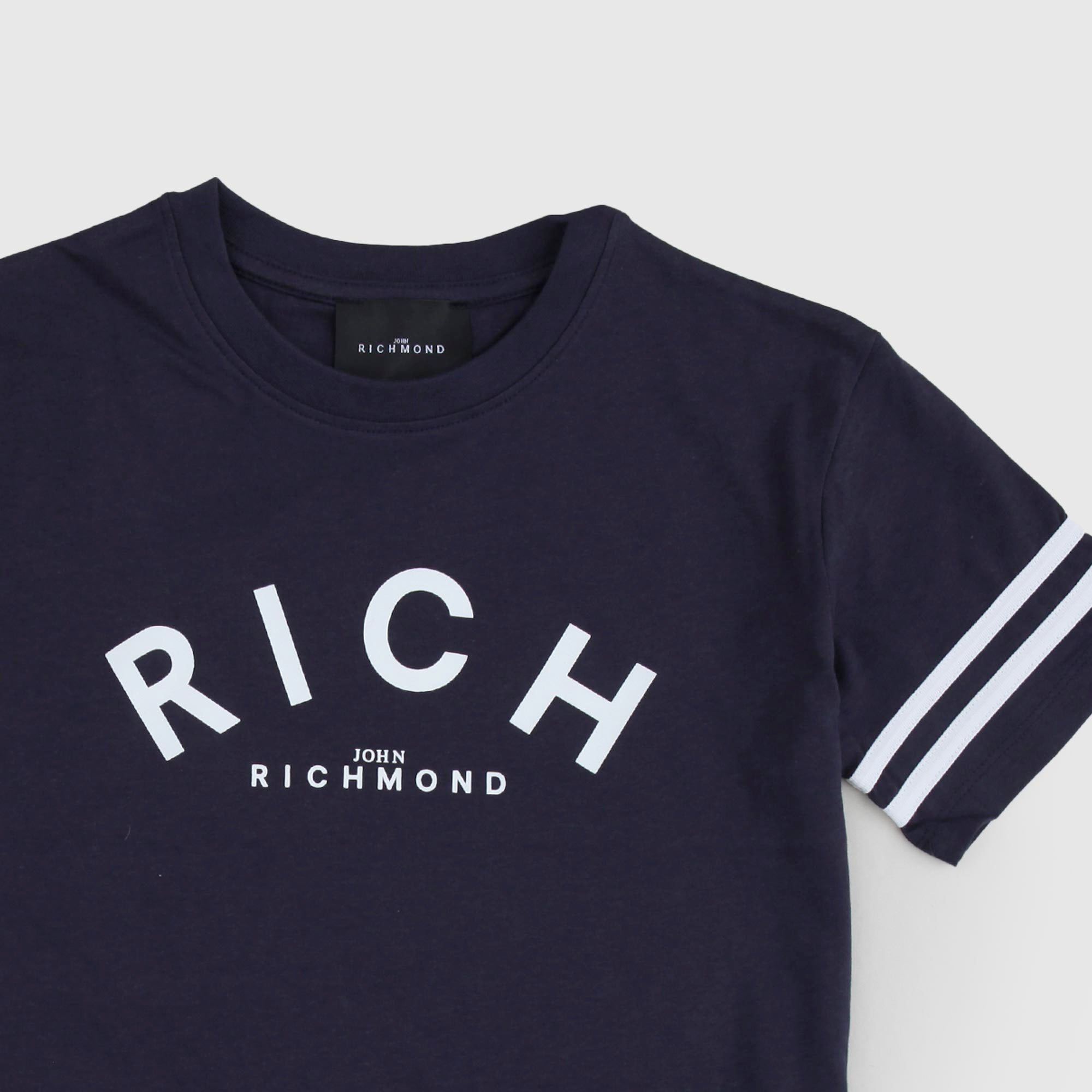 T-shirt Con Righe Firmata JOHN RICHMOND - annameglio.com abbigliamento moda