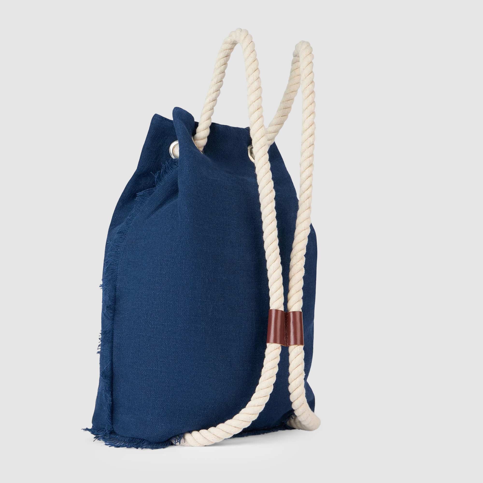 Sacca In Cotone Blu Firmata MC2 SAINT BARTH - annameglio.com abbigliamento moda