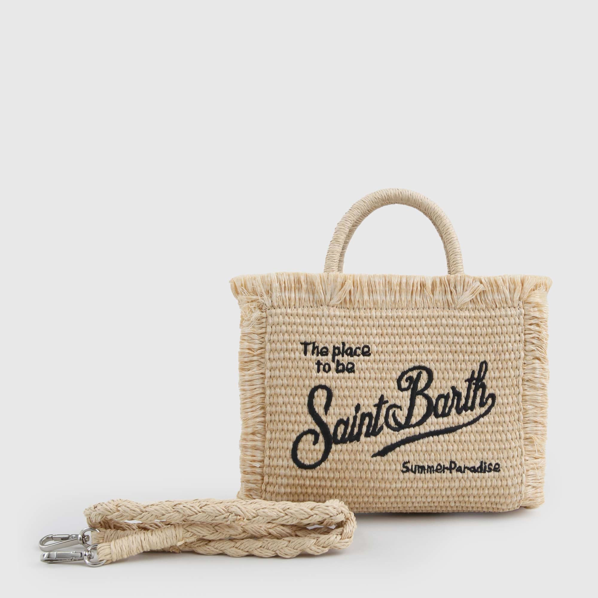 Borsa Colette Paglia Firmata MC2 SAINT BARTH - annameglio.com abbigliamento moda