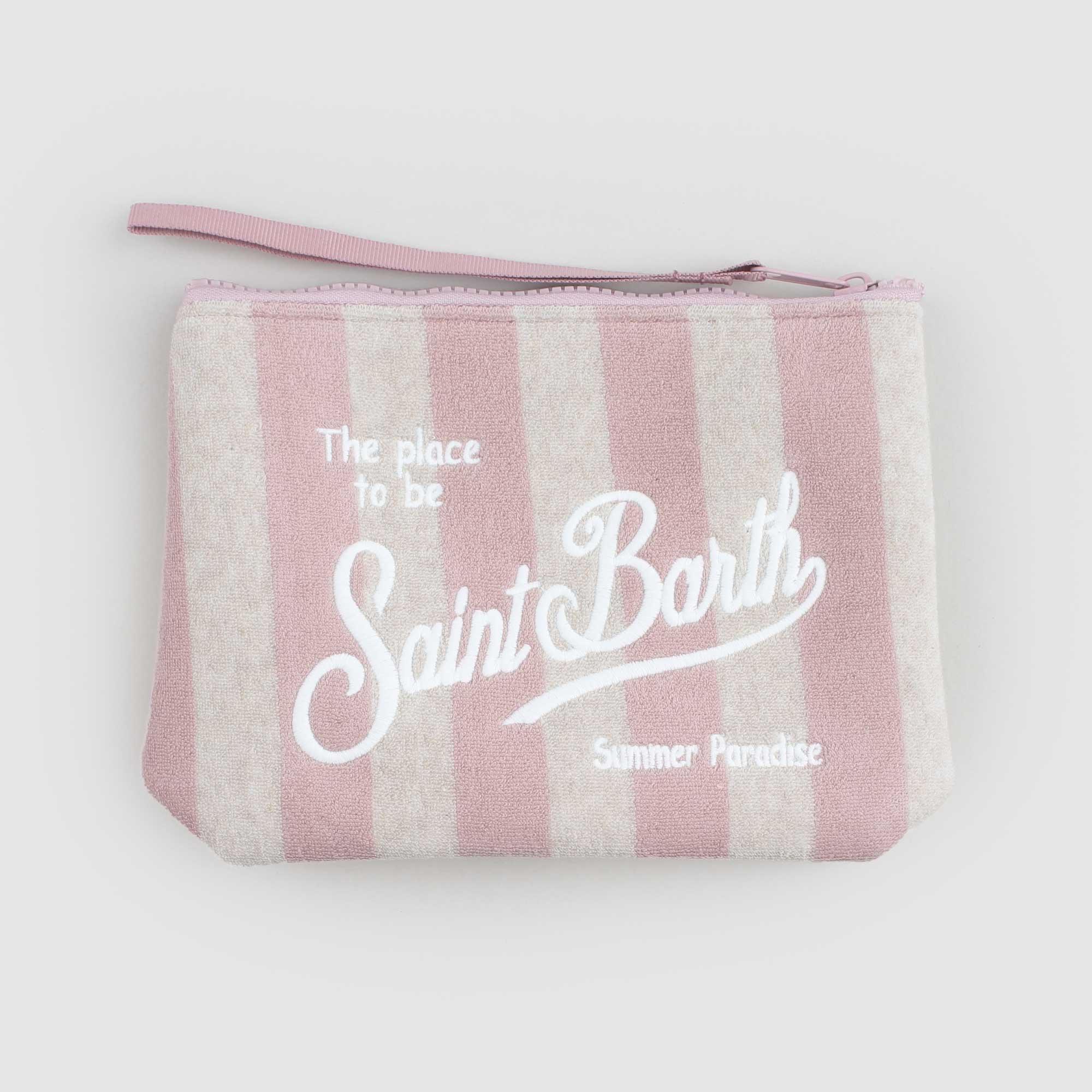 Pochette A Righe Rosa Firmata MC2 SAINT BARTH - annameglio.com abbigliamento moda