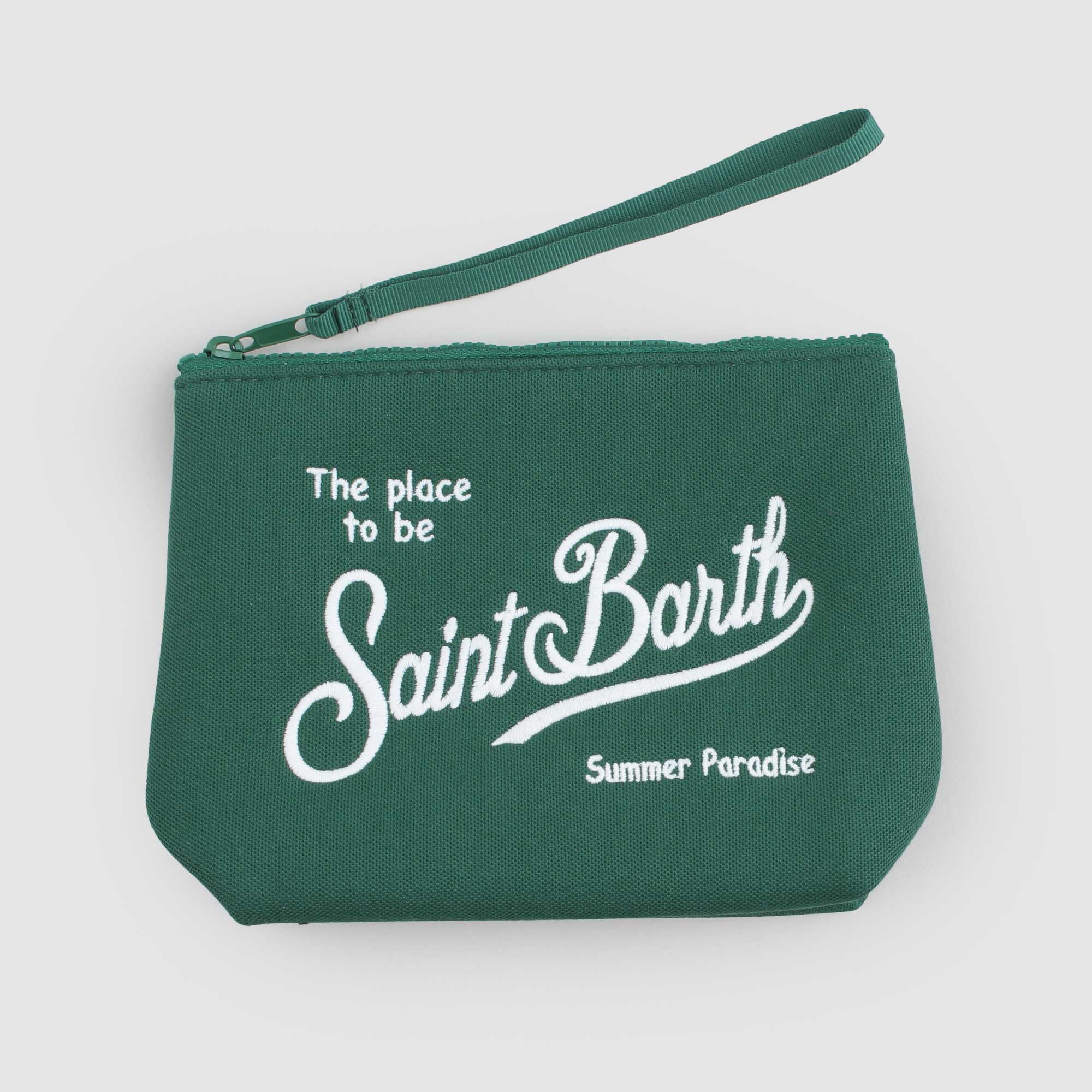 Pochette Tinta Unita Verde Firmata MC2 SAINT BARTH - annameglio.com abbigliamento moda