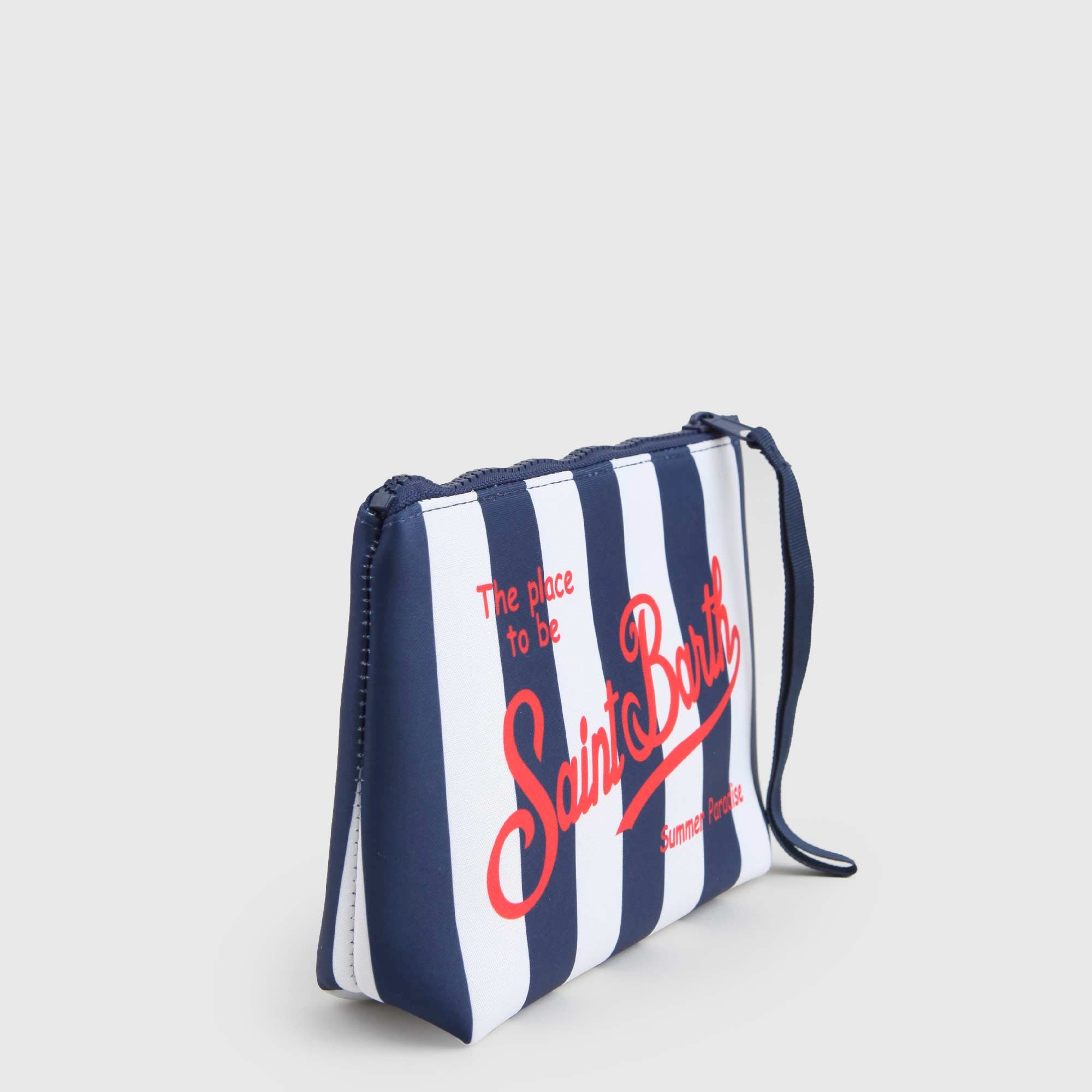 Pochette Aline A Righe Firmata MC2 SAINT BARTH - annameglio.com abbigliamento moda