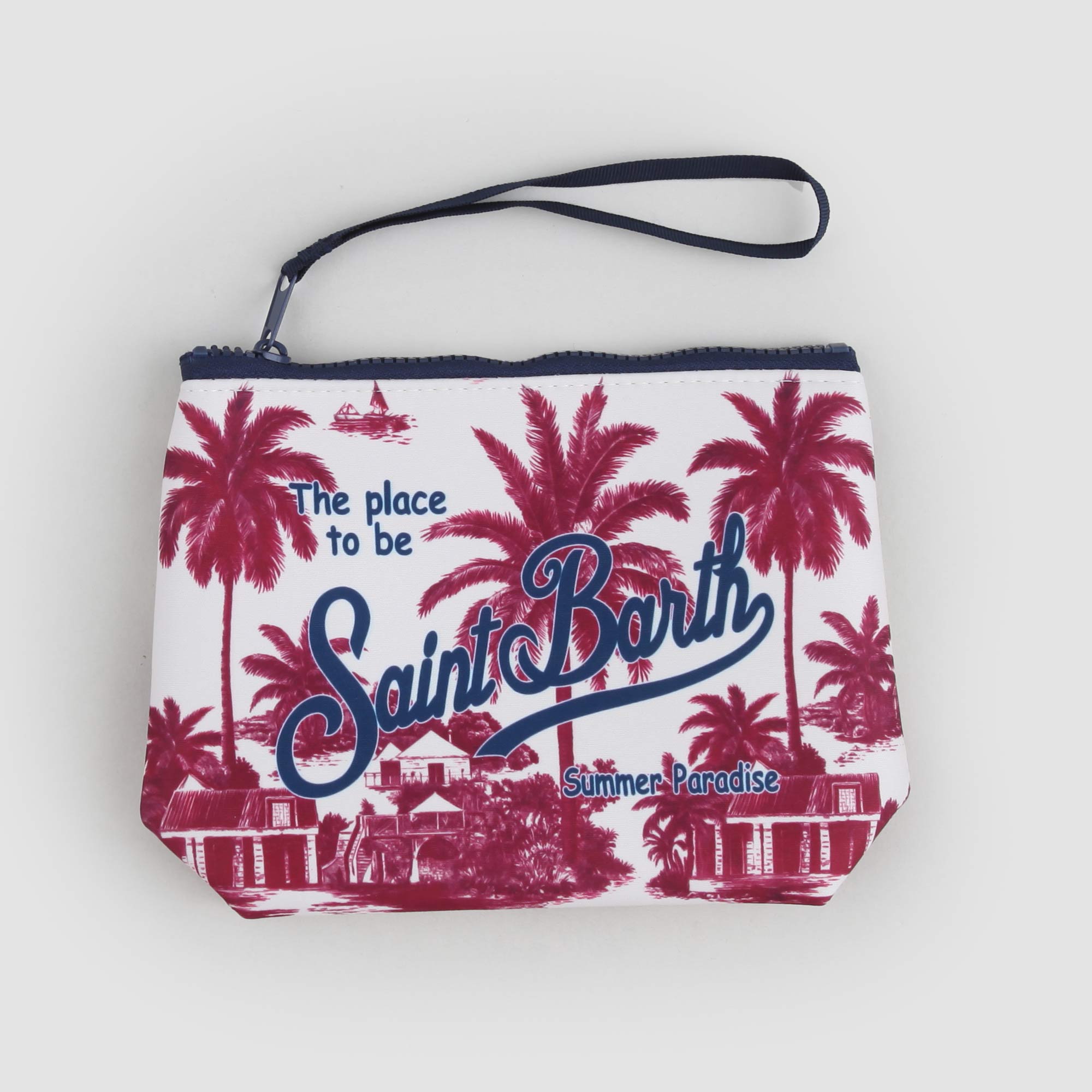Pochette Fantasia Palme Firmata MC2 SAINT BARTH - annameglio.com abbigliamento moda