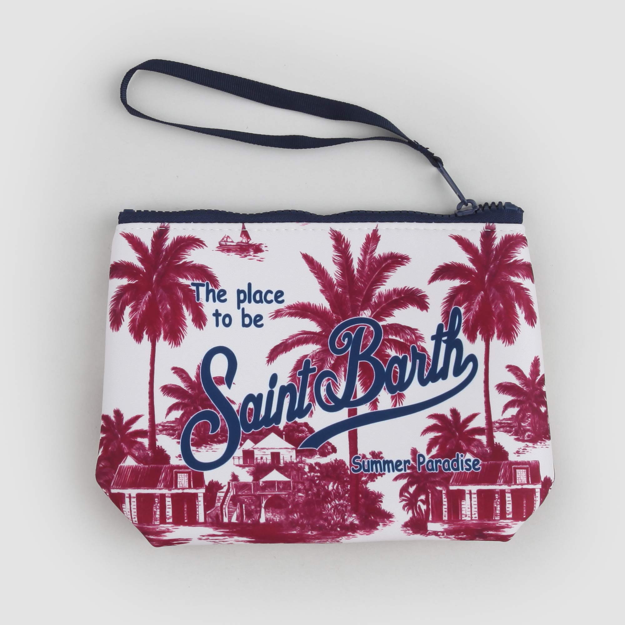 Pochette Fantasia Palme Firmata MC2 SAINT BARTH - annameglio.com abbigliamento moda