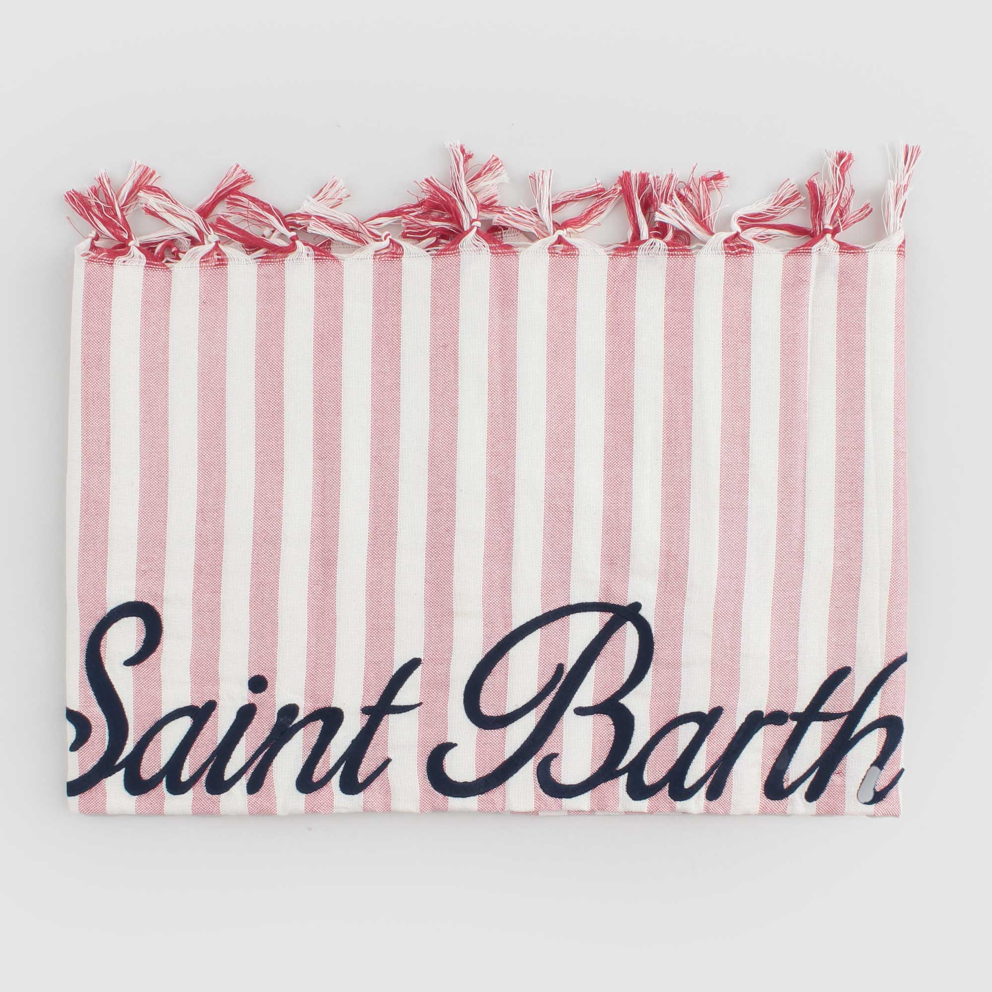 Telo Rosa E Bianco Firmato MC2 SAINT BARTH - annameglio.com abbigliamento moda