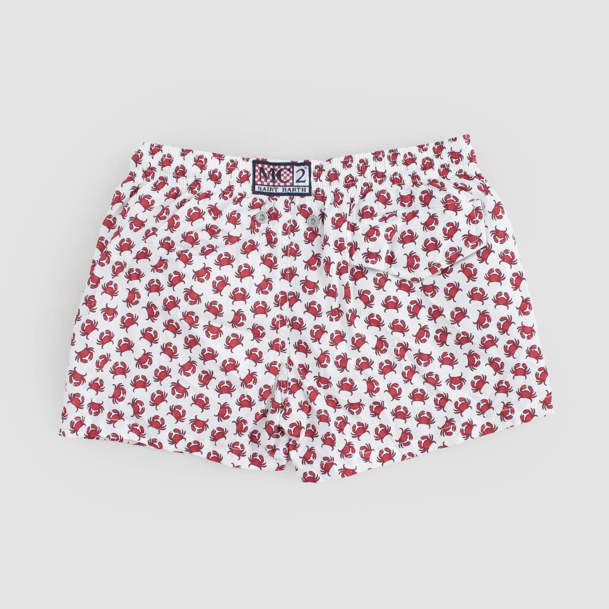 Costume Bianco E Rosso Firmato MC2 SAINT BARTH - annameglio.com abbigliamento moda