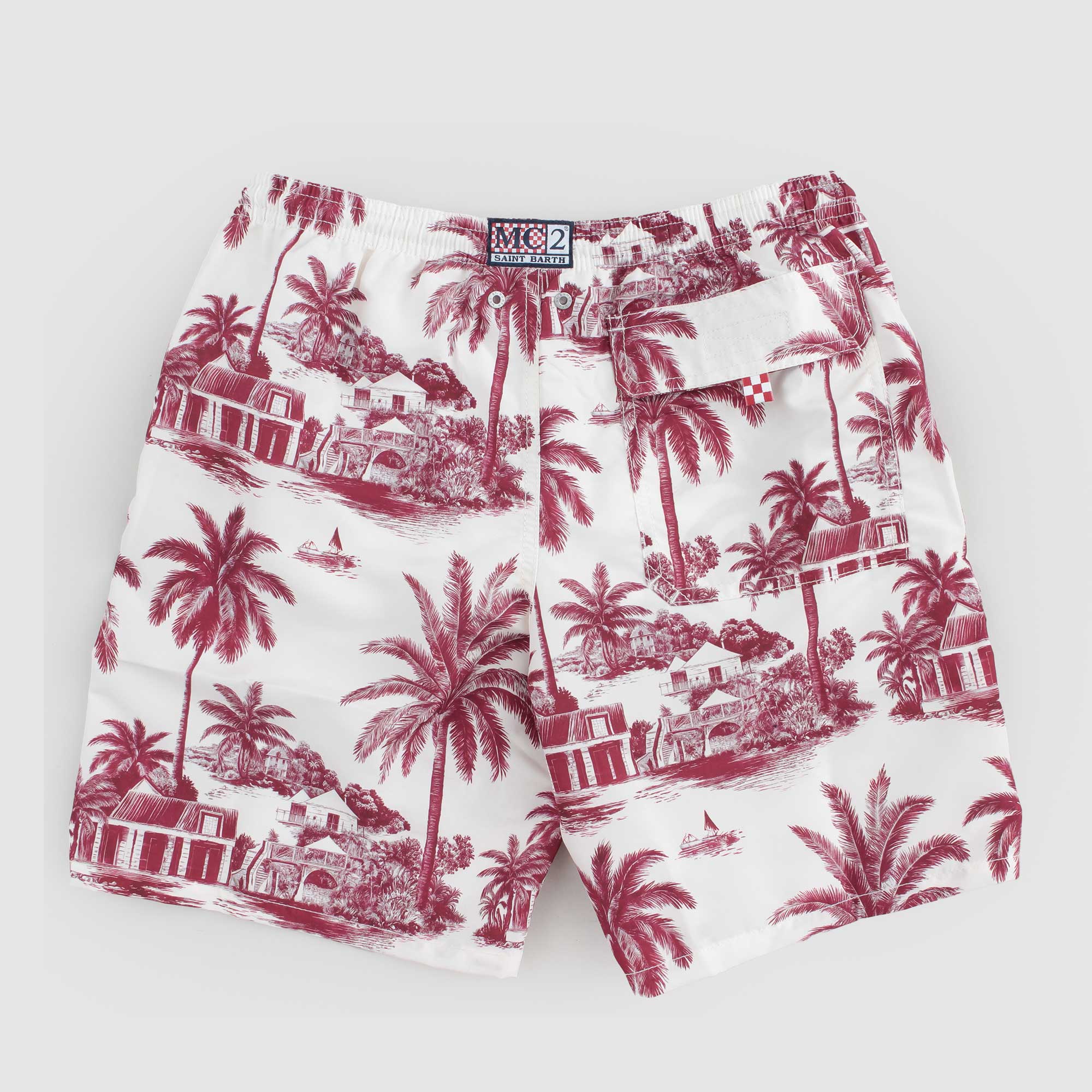 Costume Panna e Bordeaux Firmato MC2 SAINT BARTH - annameglio.com abbigliamento moda