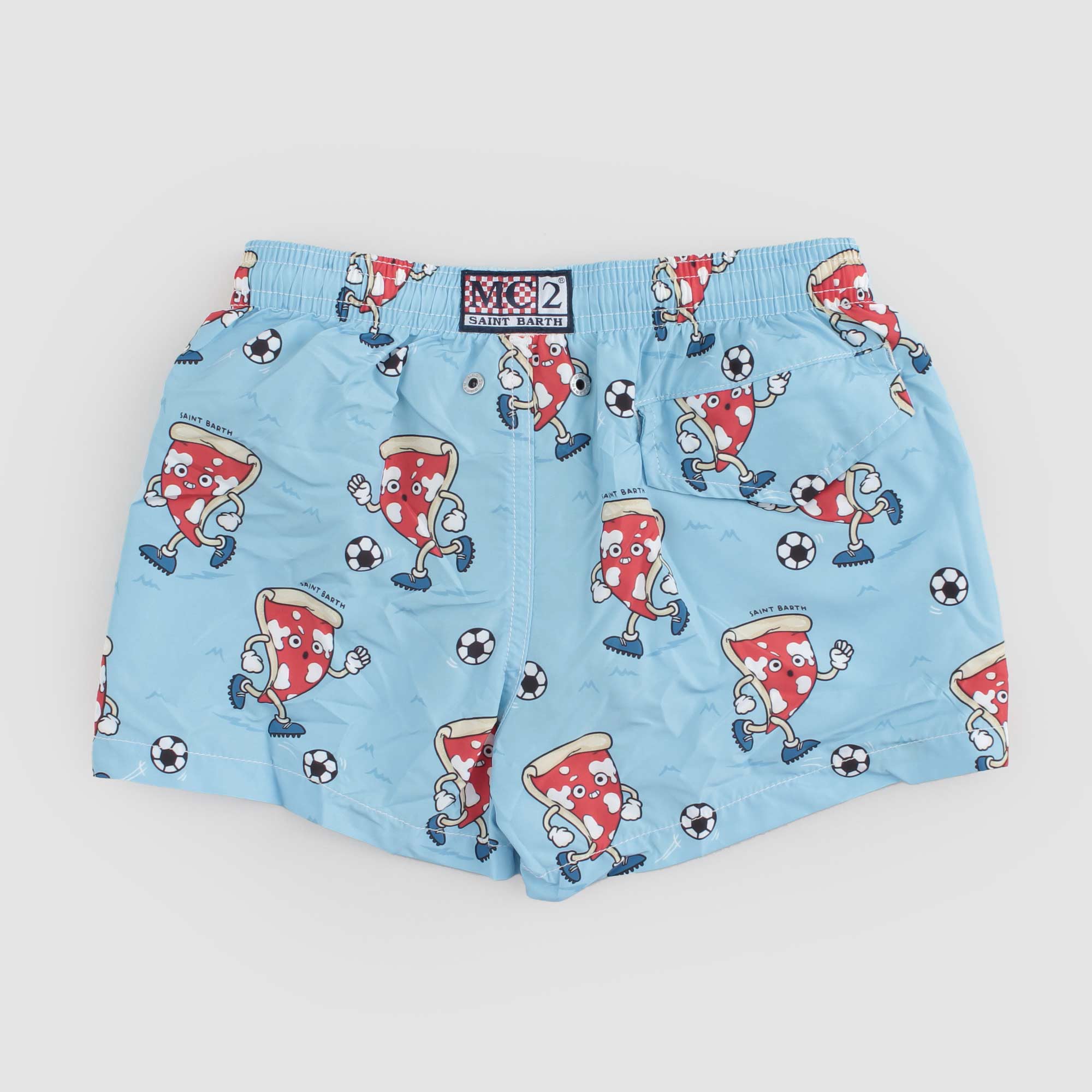 Costume Celeste Con Stampe Firmato MC2 SAINT BARTH - annameglio.com abbigliamento moda