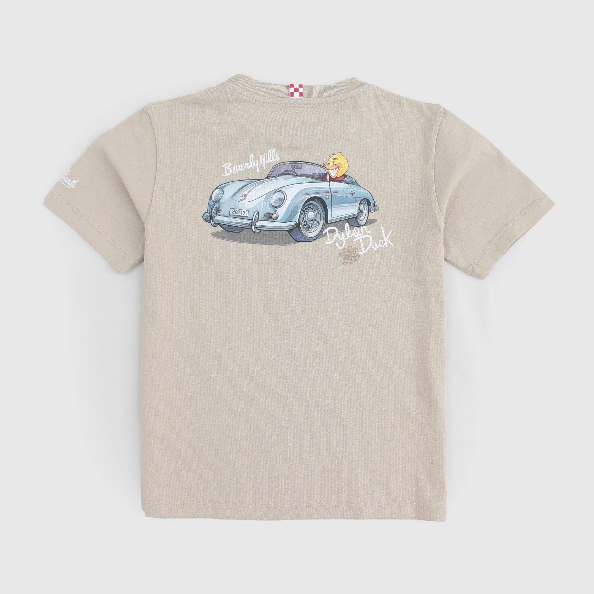 T-shirt Beige Firmata MC2 SAINT BARTH - annameglio.com abbigliamento moda