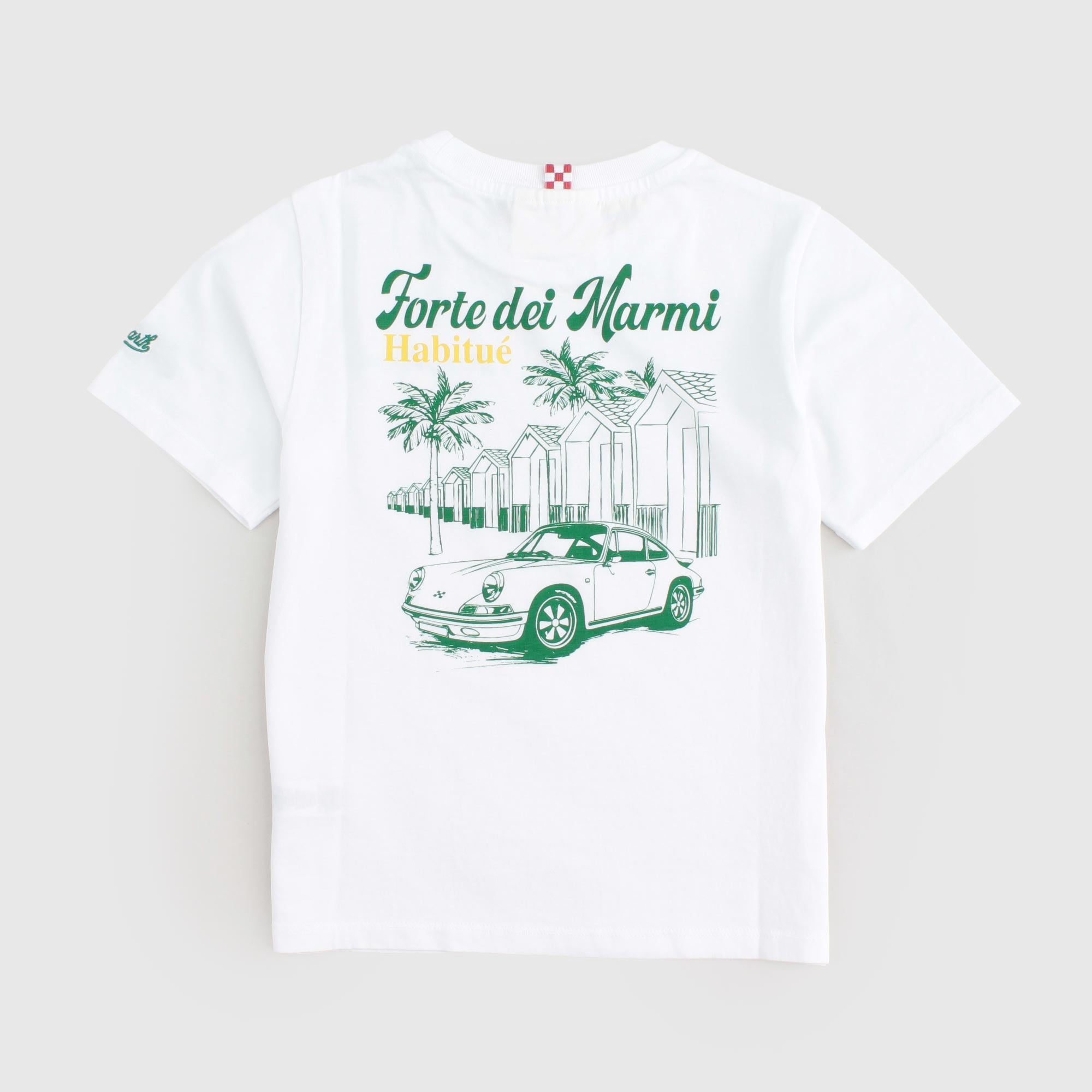 T-shirt Bianca Con Firmata MC2 SAINT BARTH - annameglio.com abbigliamento moda