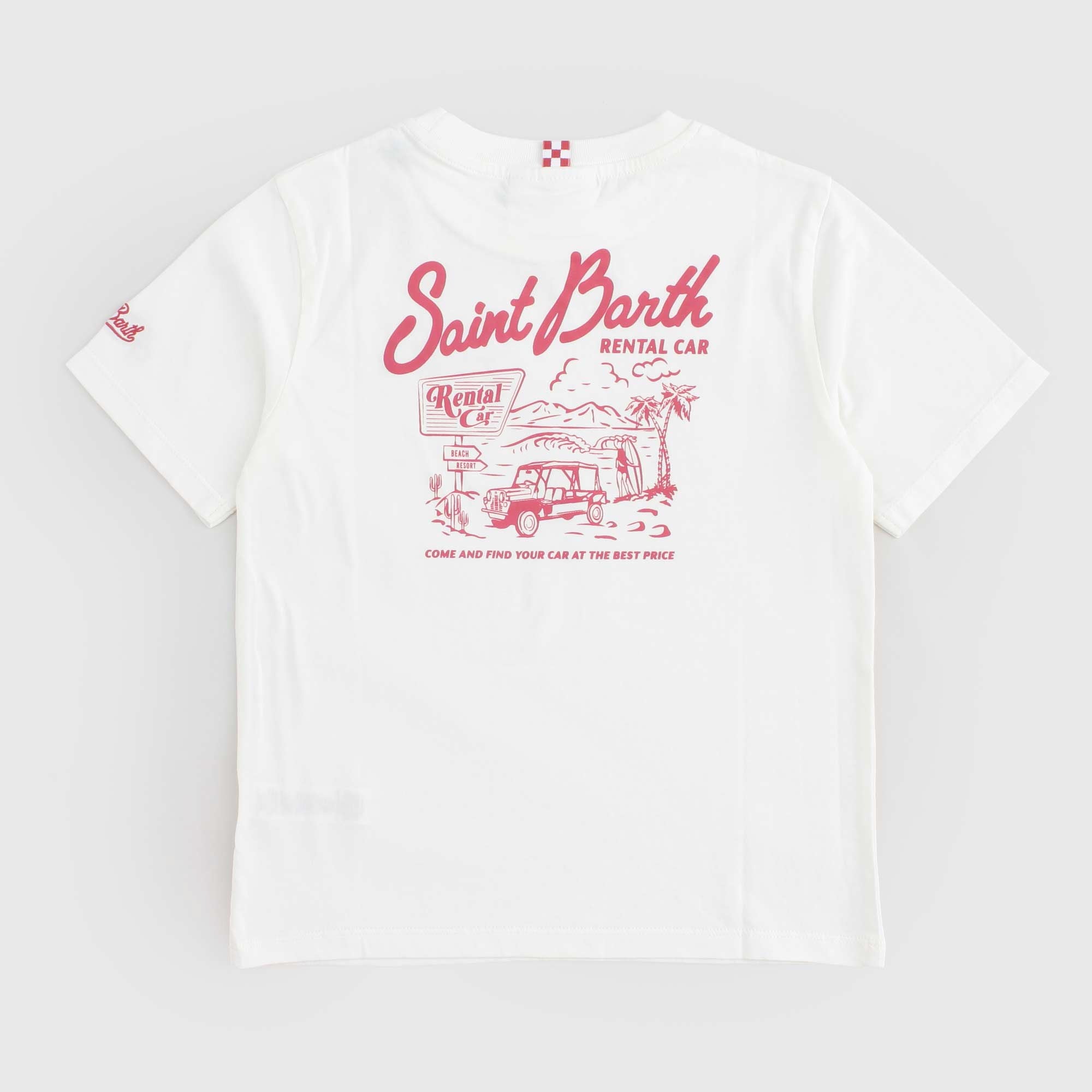 T-shirt Latte Firmata MC2 SAINT BARTH - annameglio.com abbigliamento moda