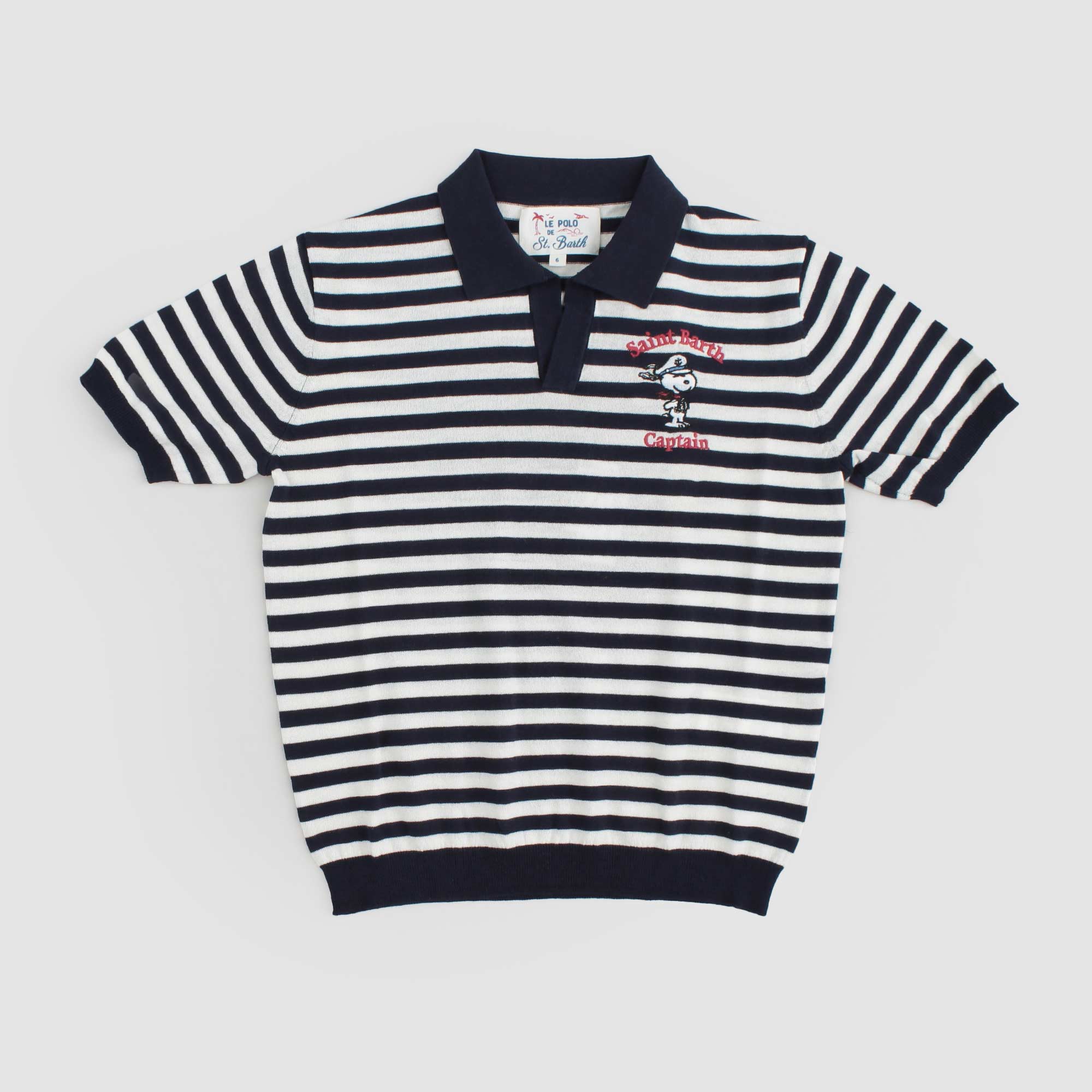 Polo Bianca e Blu Firmata MC2 SAINT BARTH - annameglio.com abbigliamento moda