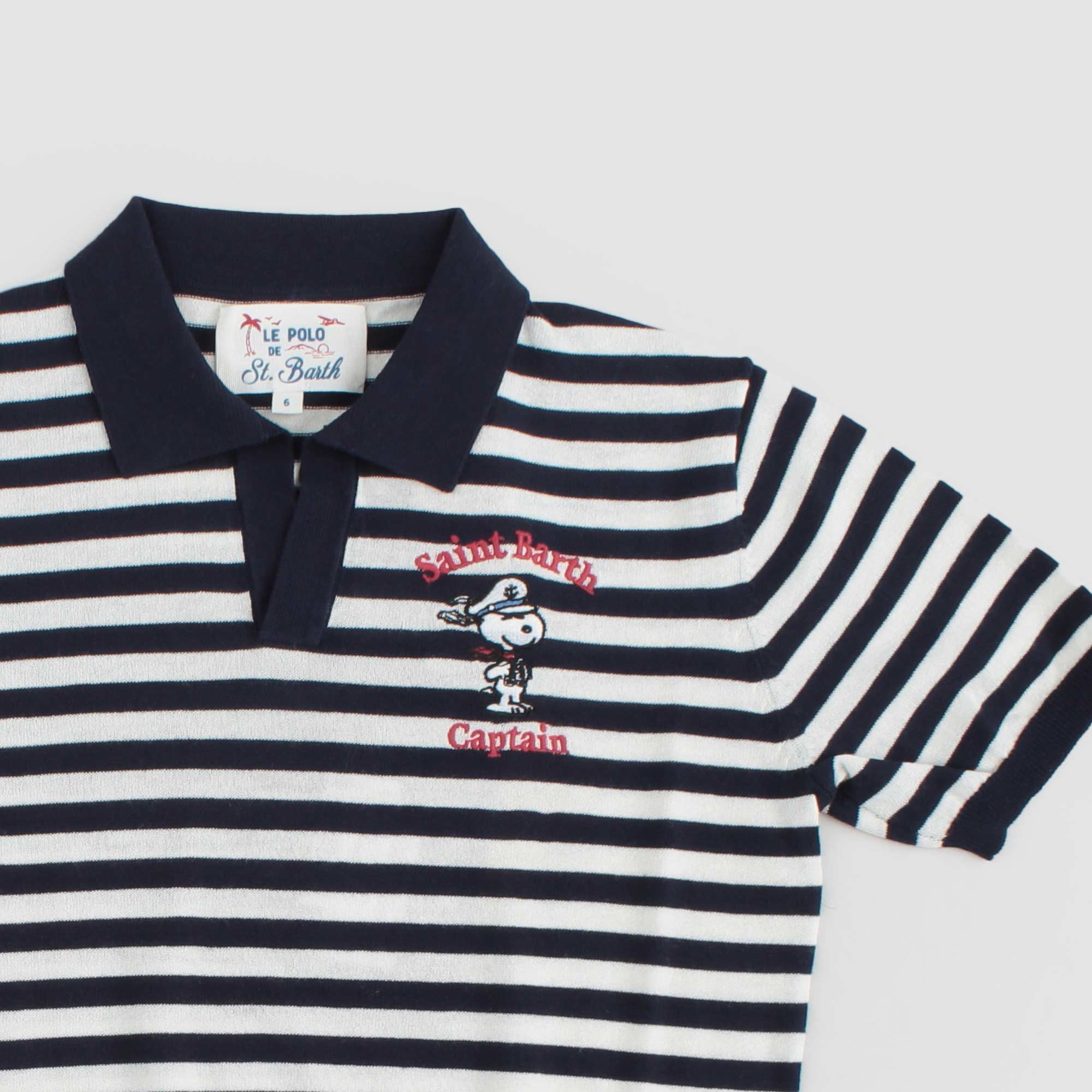 Polo Bianca e Blu Firmata MC2 SAINT BARTH - annameglio.com abbigliamento moda