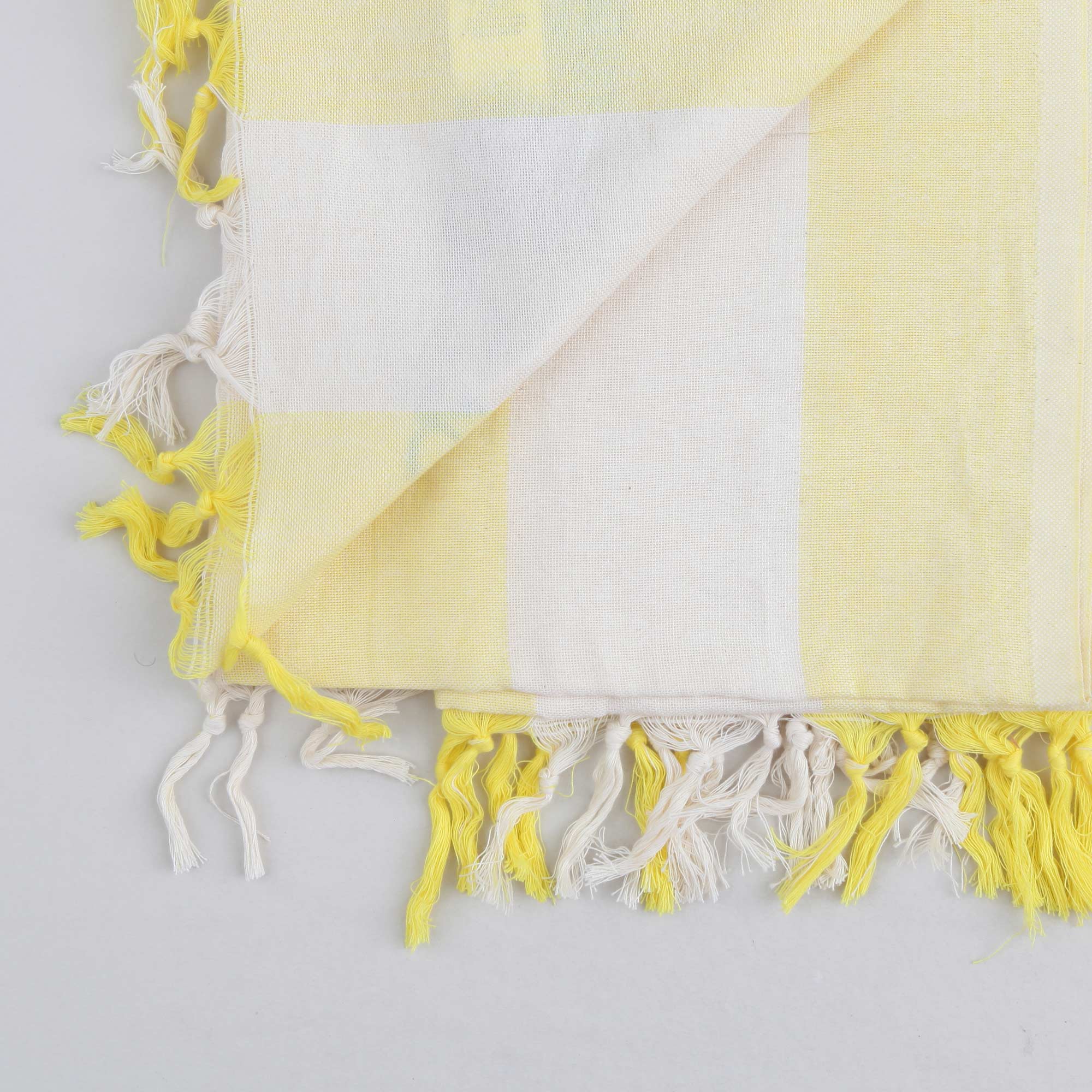 Telo Righe Giallo e Bianco Firmato MC2 SAINT BARTH - annameglio.com abbigliamento moda