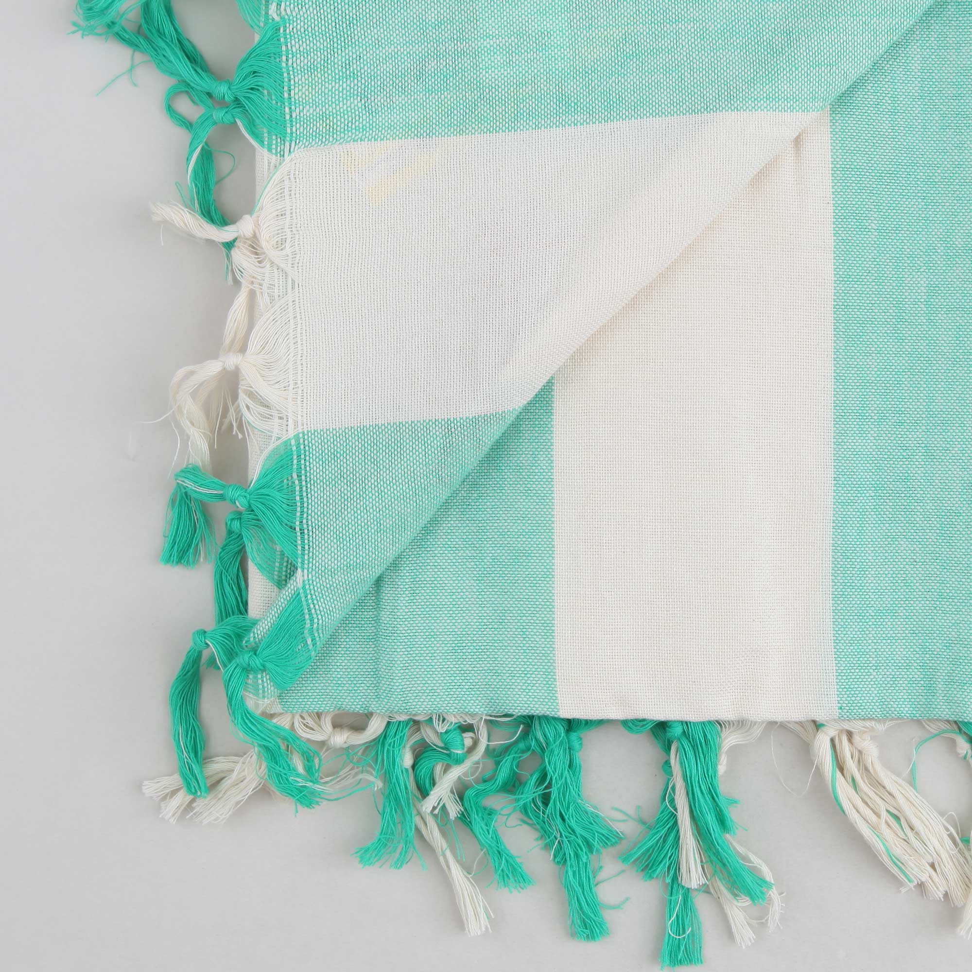 Telo Righe Verde e Bianche Firmato MC2 SAINT BARTH - annameglio.com abbigliamento moda