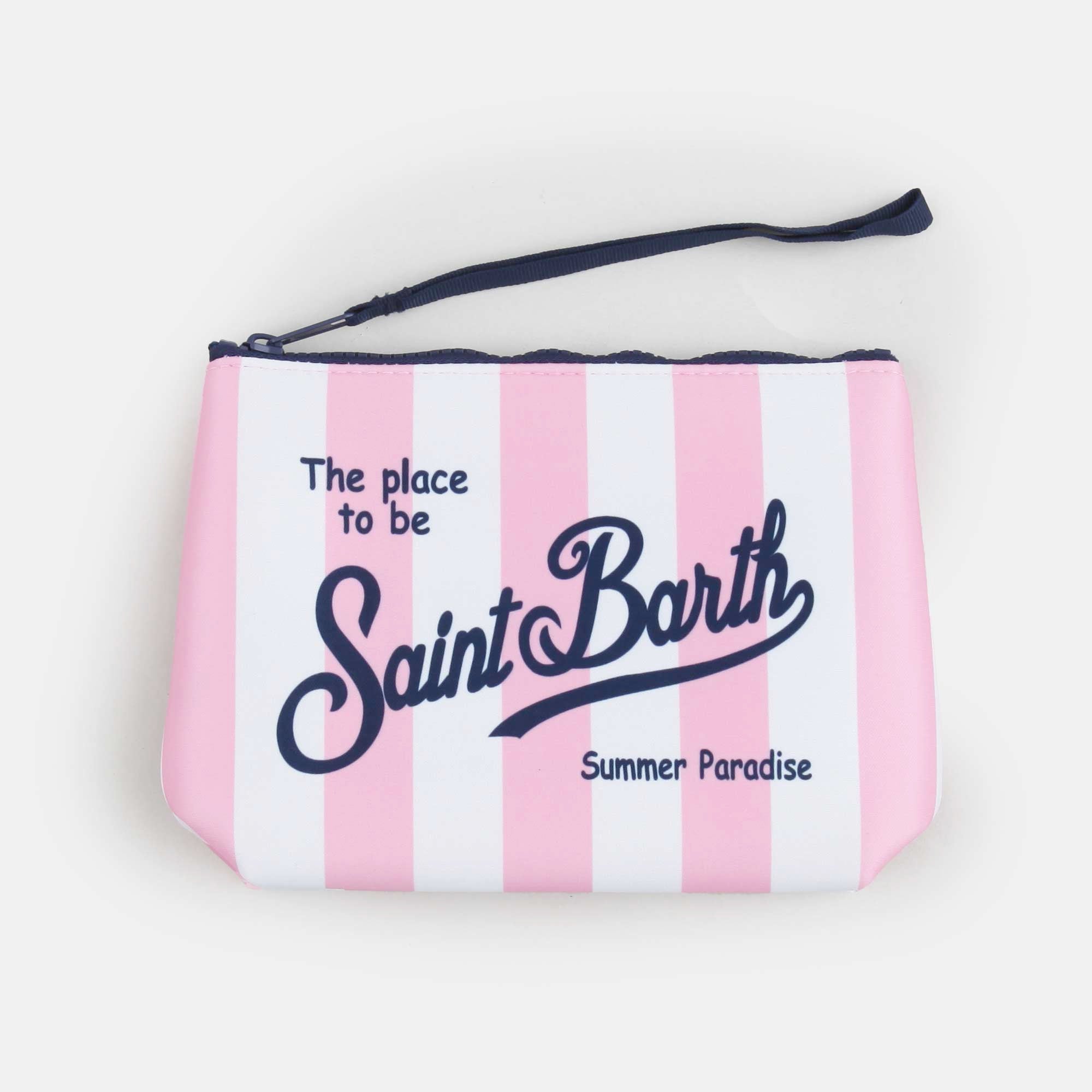 Pochette Rosa E Bianche Firmata MC2 SAINT BARTH - annameglio.com abbigliamento moda