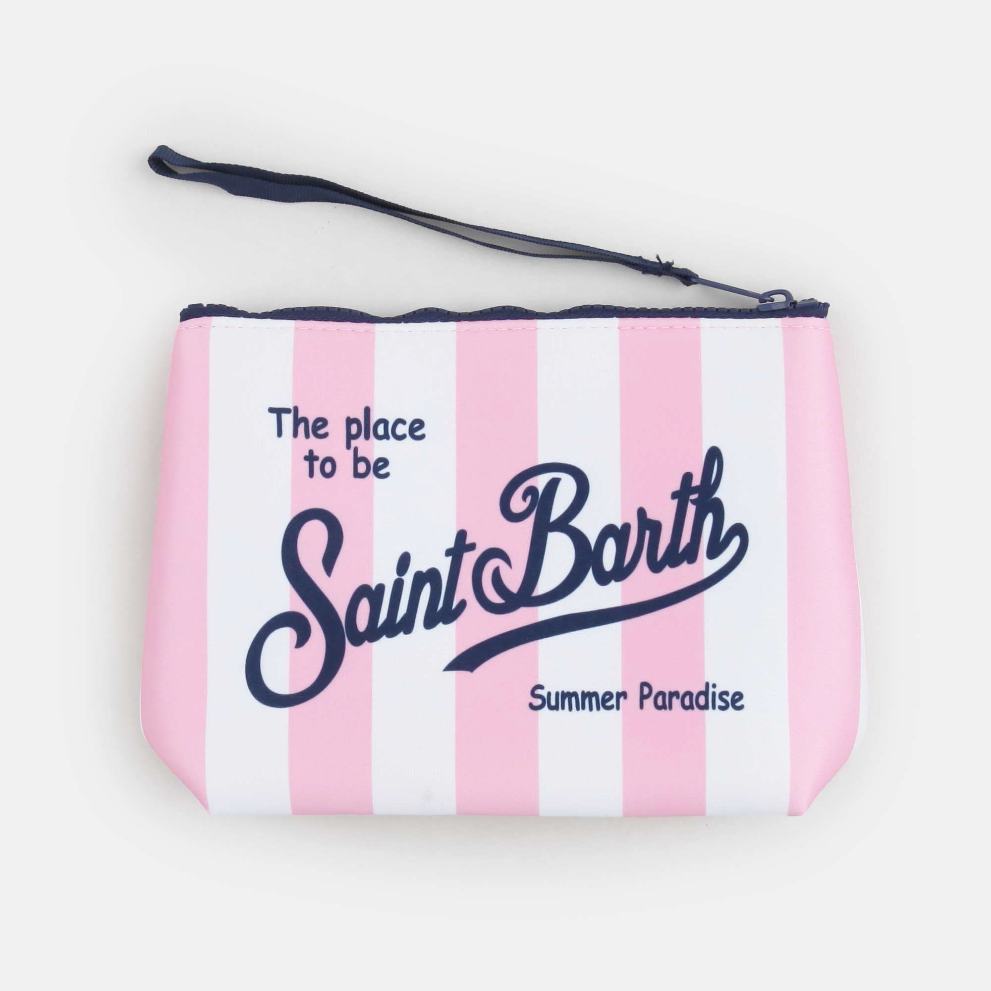 Pochette Rosa E Bianche Firmata MC2 SAINT BARTH - annameglio.com abbigliamento moda