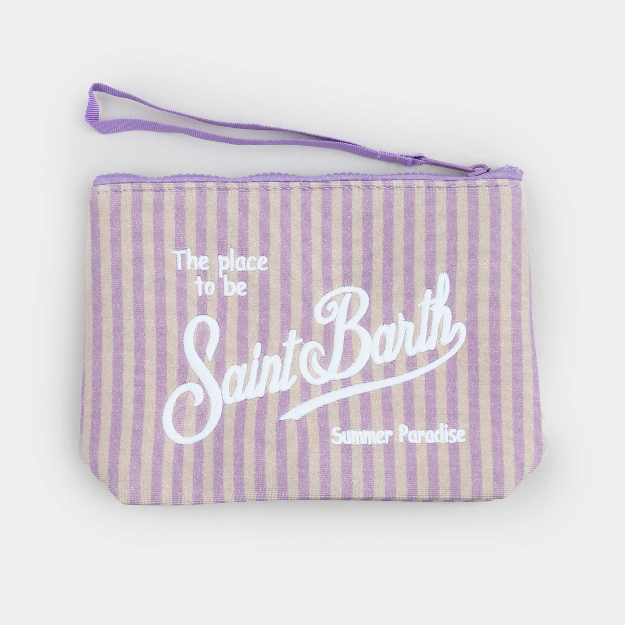 Pochette Aline In Lurex Firmata MC2 SAINT BARTH - annameglio.com abbigliamento moda