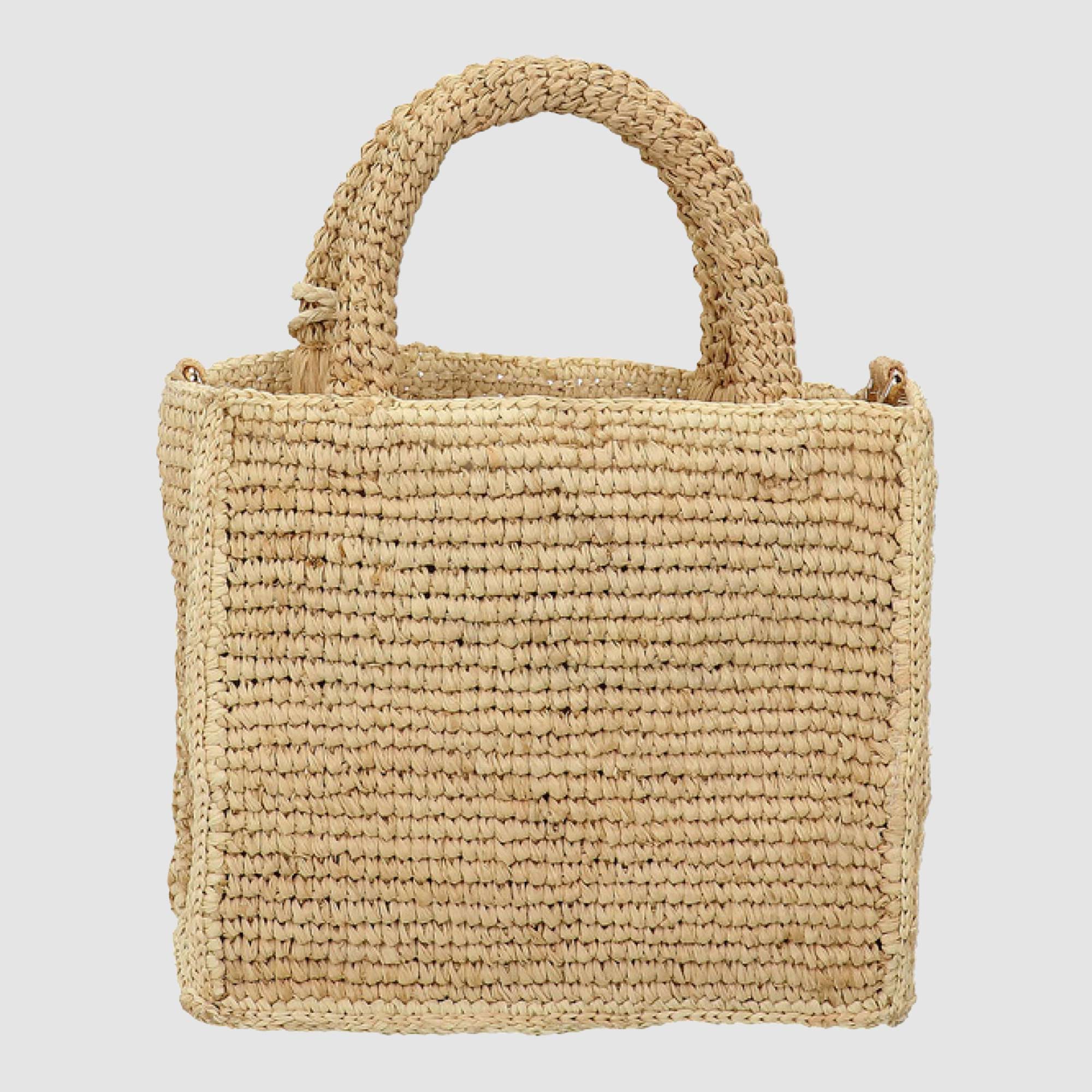 Borsa Vanity Mini Raffia Firmata MC2 SAINT BARTH - annameglio.com abbigliamento moda