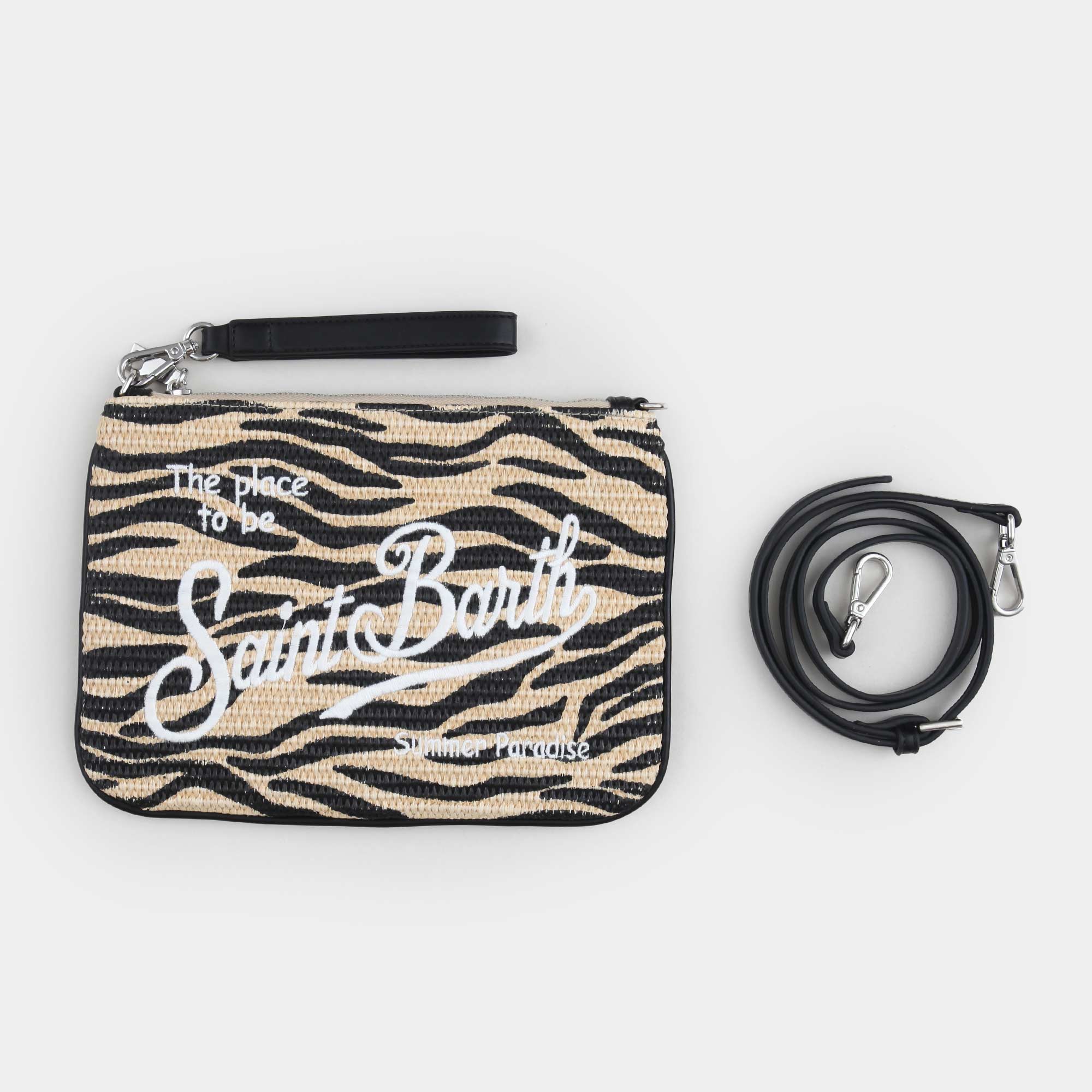Pochette Parisenne Zebrata Firmata MC2 SAINT BARTH - annameglio.com abbigliamento moda