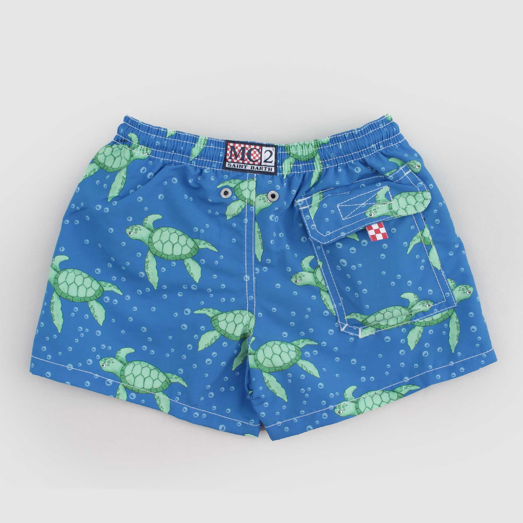 Costume Azzurro Con Stampe Firmato MC2 SAINT BARTH - annameglio.com abbigliamento moda