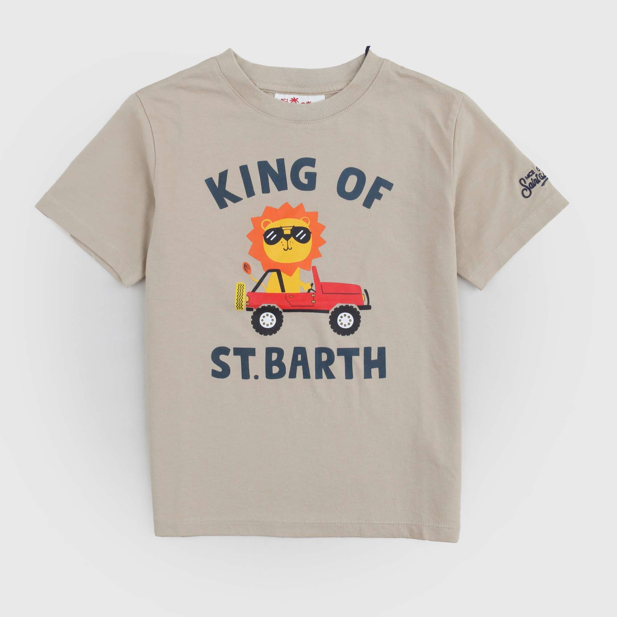 T-shirt Nocciola Firmata MC2 SAINT BARTH - annameglio.com abbigliamento moda