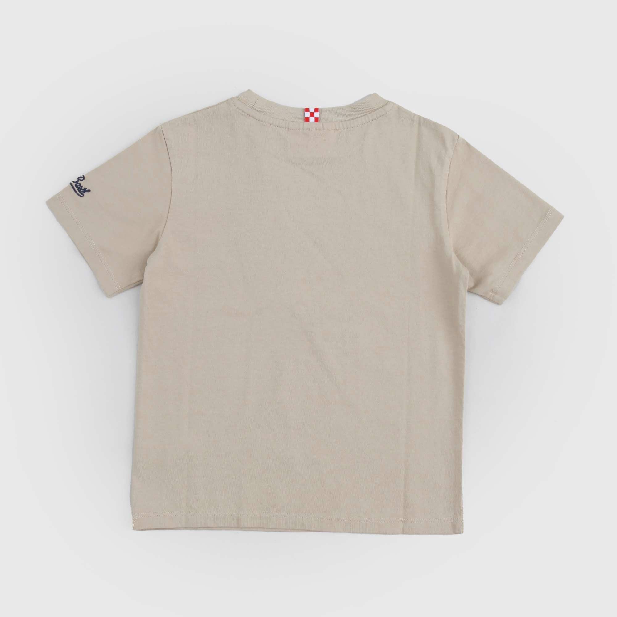 T-shirt Nocciola Firmata MC2 SAINT BARTH - annameglio.com abbigliamento moda