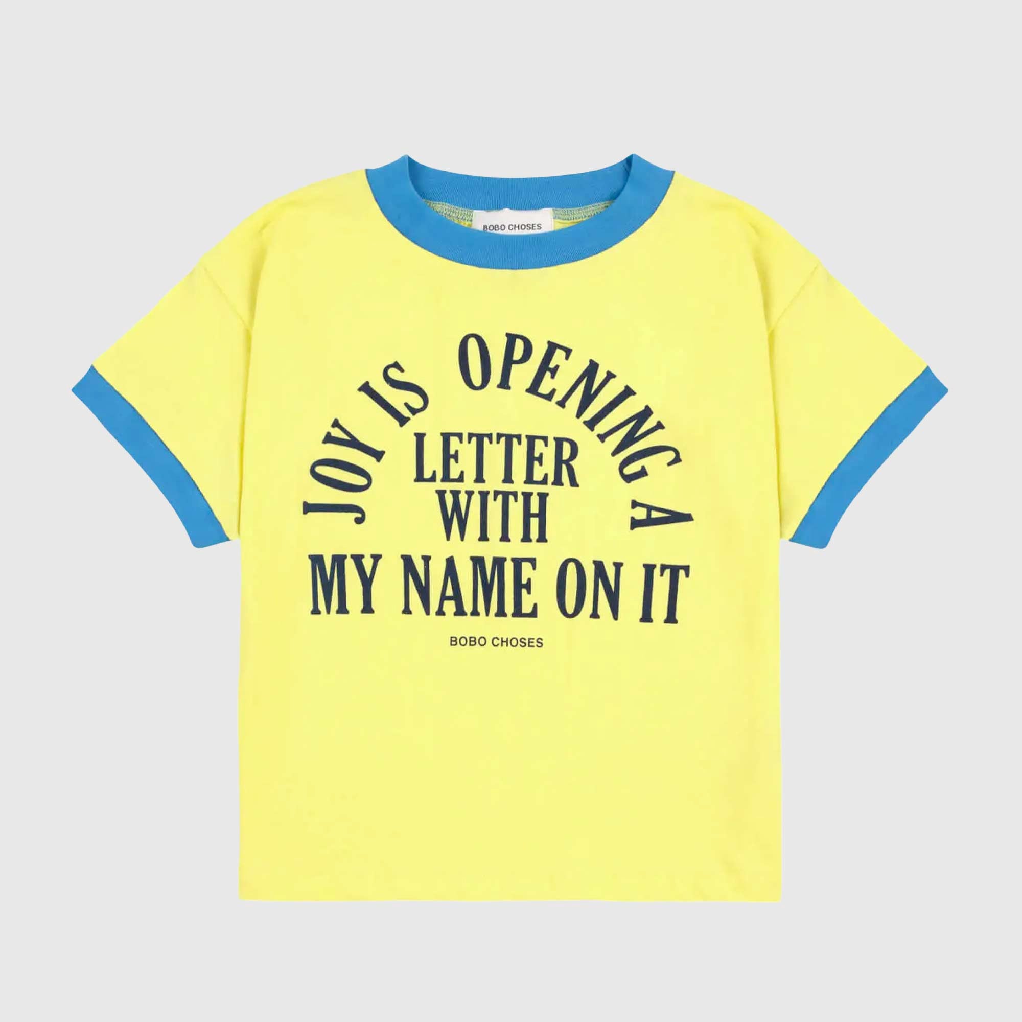 T-shirt Gialla Con Logo Firmata BOBO CHOSES - annameglio.com abbigliamento moda